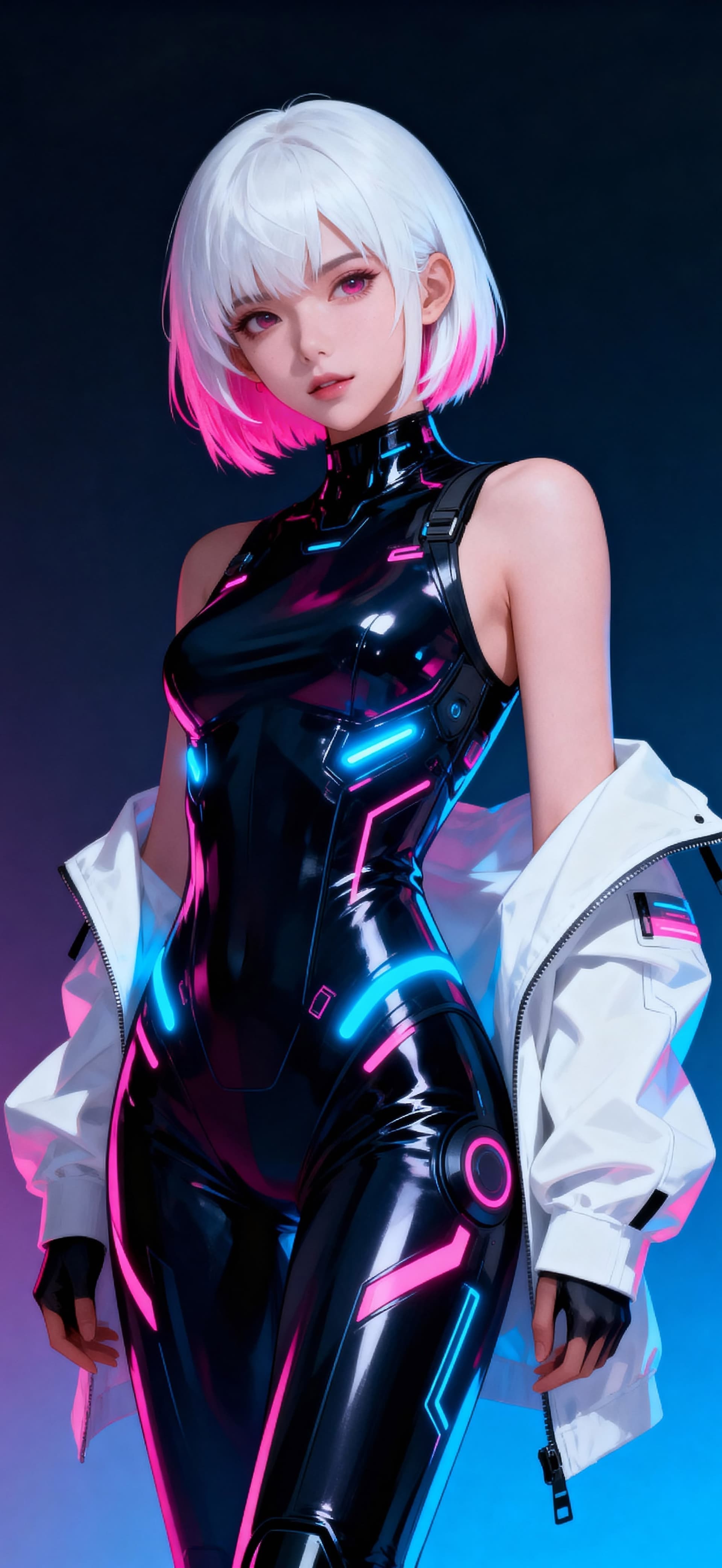 Neon Operative 1 - free phone wallpaper