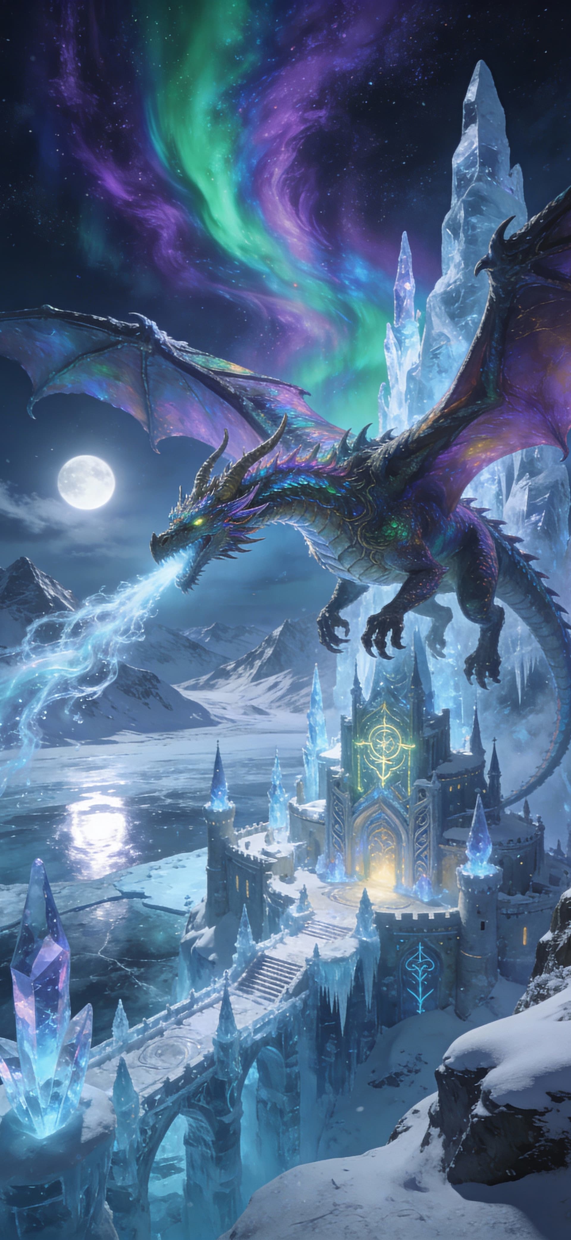 Frost Dragon 1 - Pro phone wallpaper