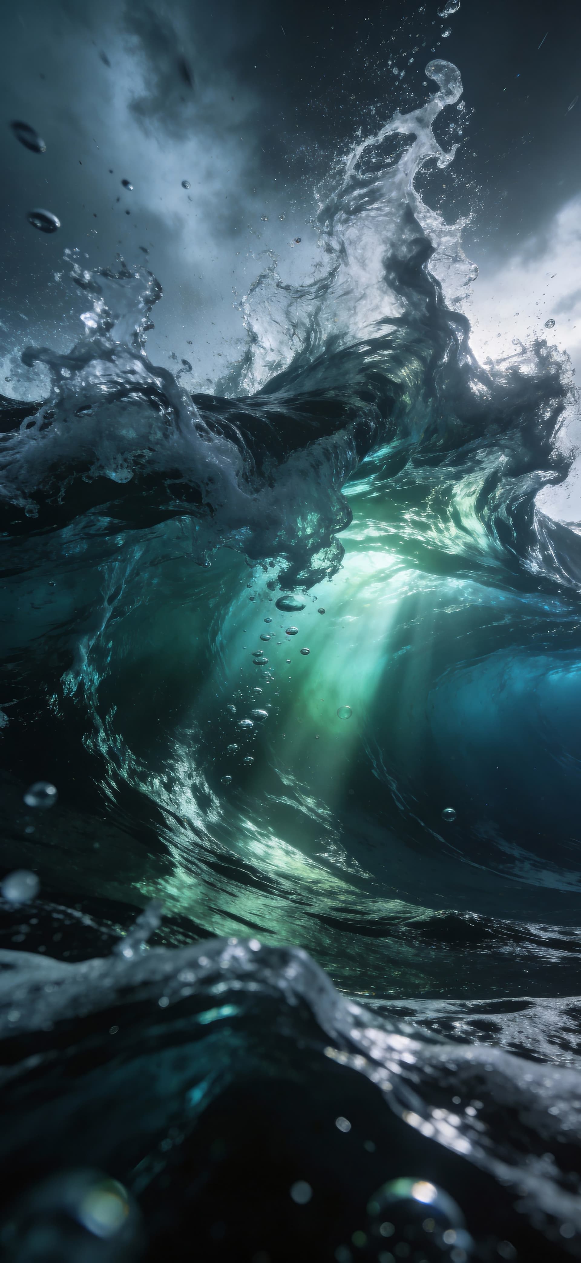 Ocean Wave Surge - Pro phone wallpaper