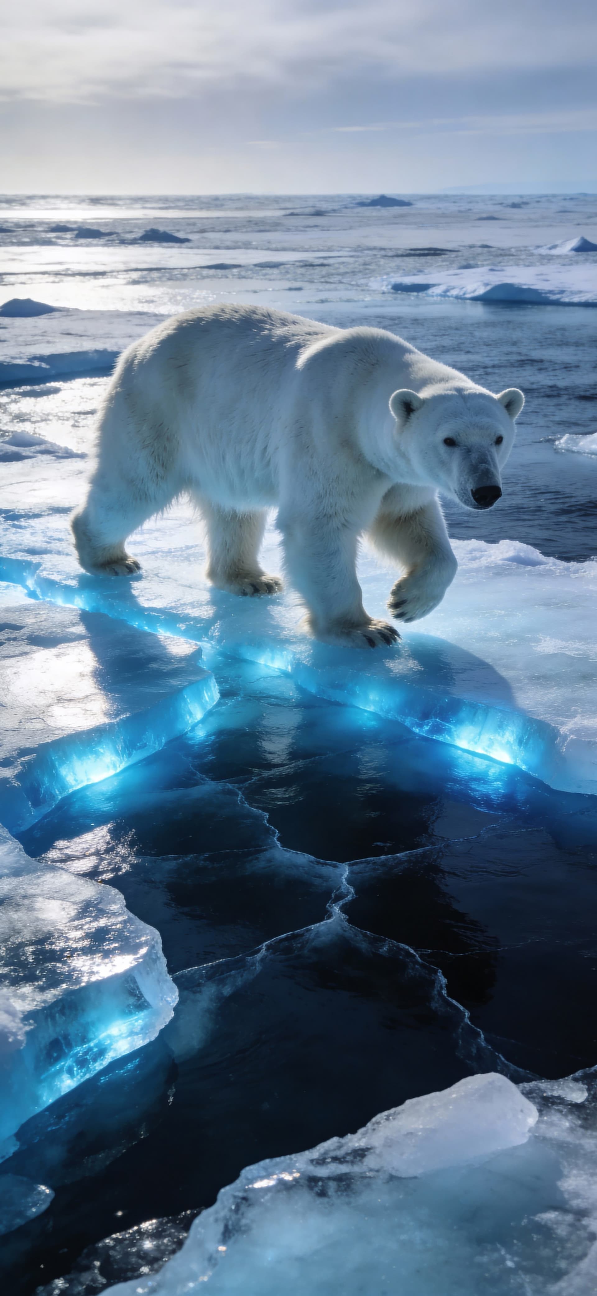 Arctic Glow 3 - Pro phone wallpaper