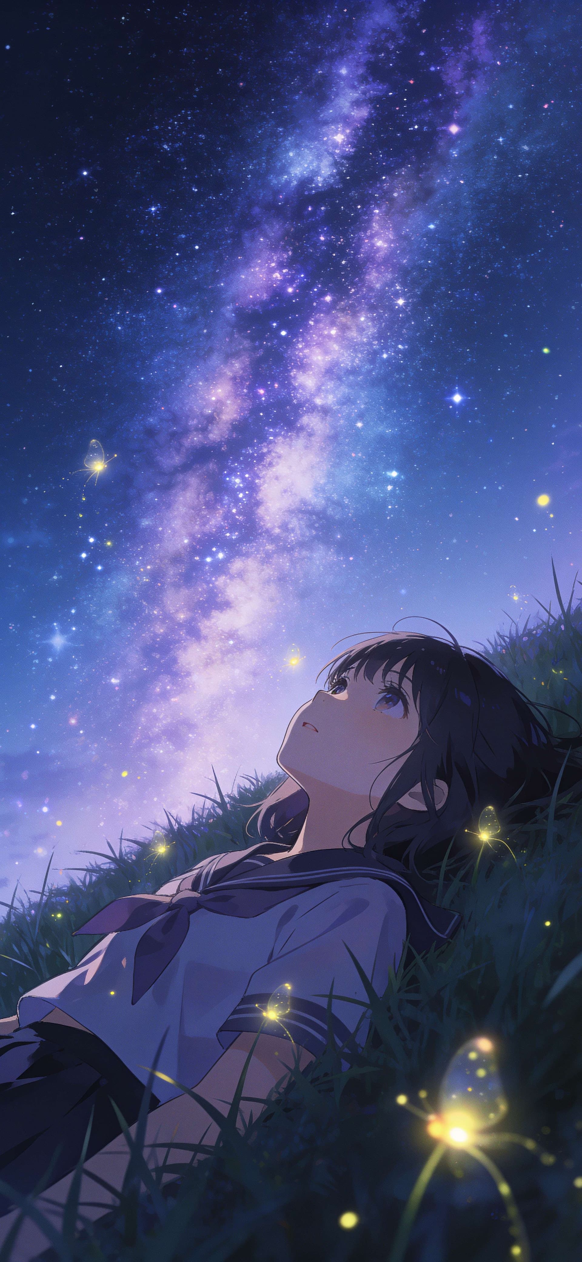 Stargazing Night Dream - Pro phone wallpaper