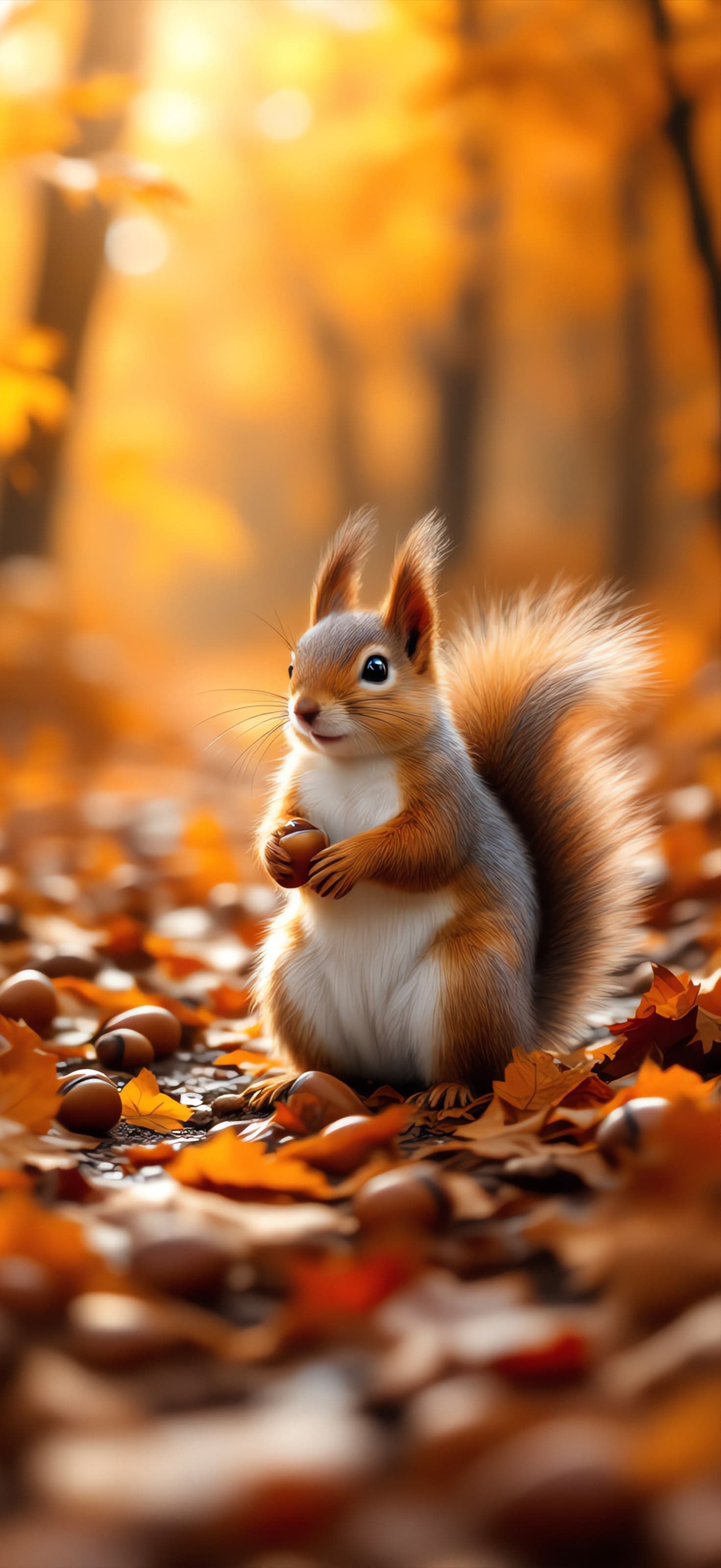 Autumn Gathering 3 - free phone wallpaper