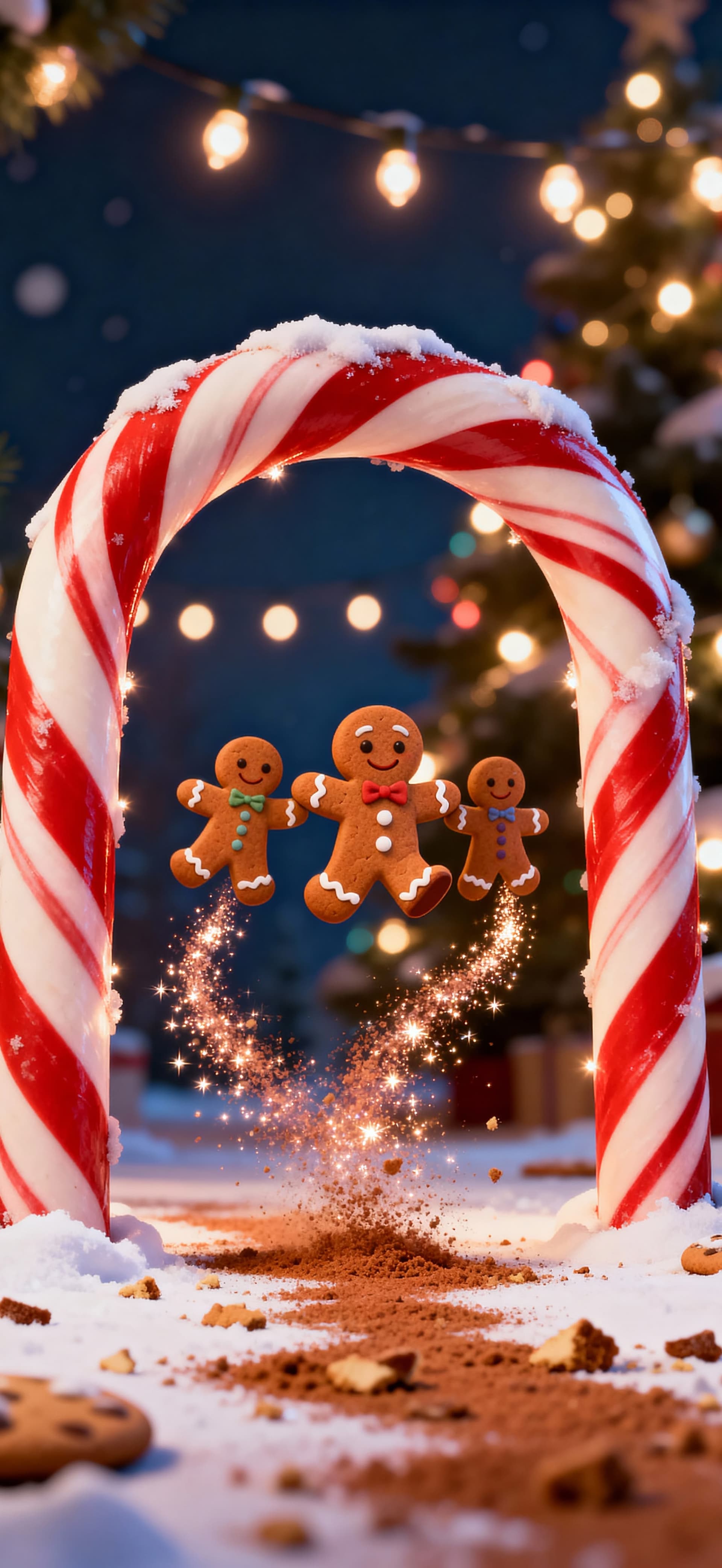 Happy Christmas Friends 5 - free phone wallpaper