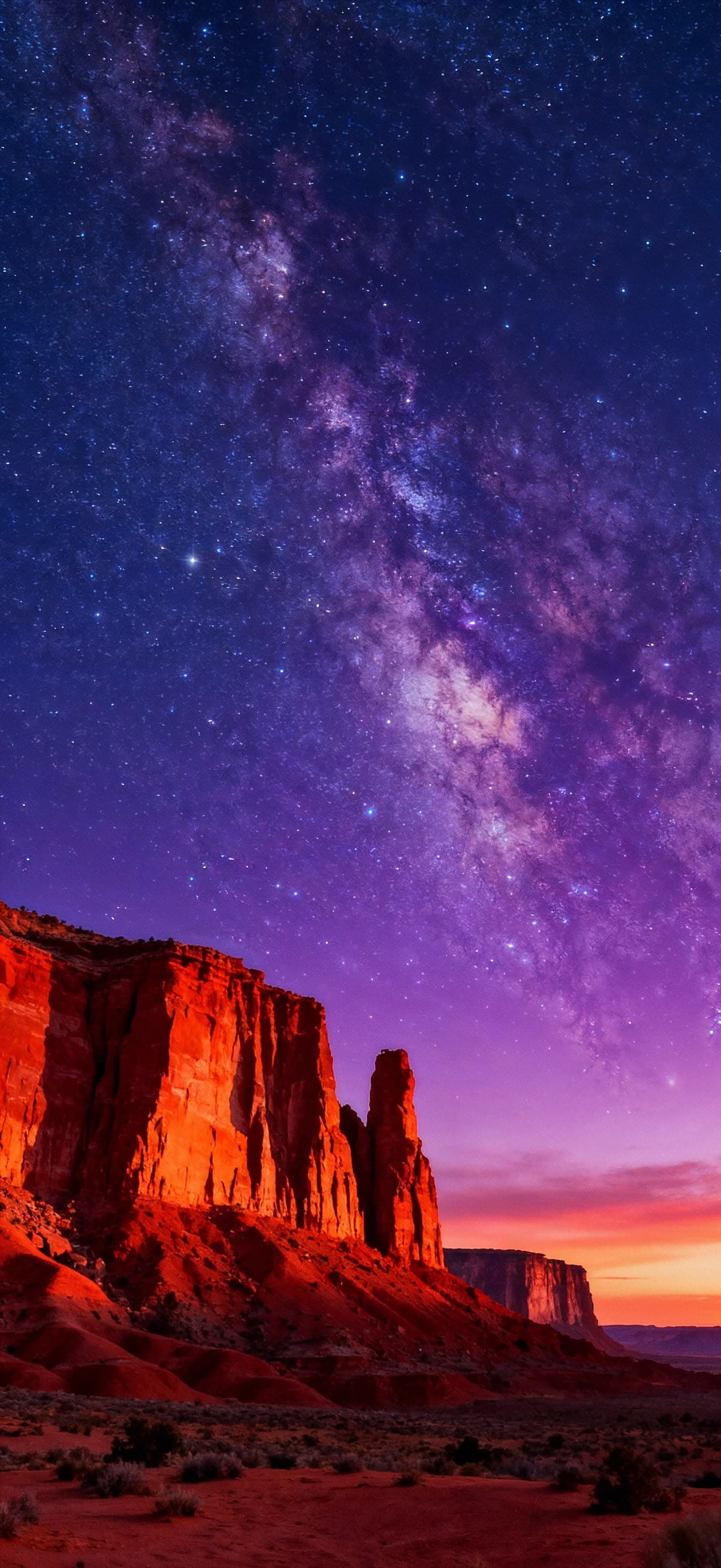 Starlit Canyon Dreams 1 - Pro phone wallpaper