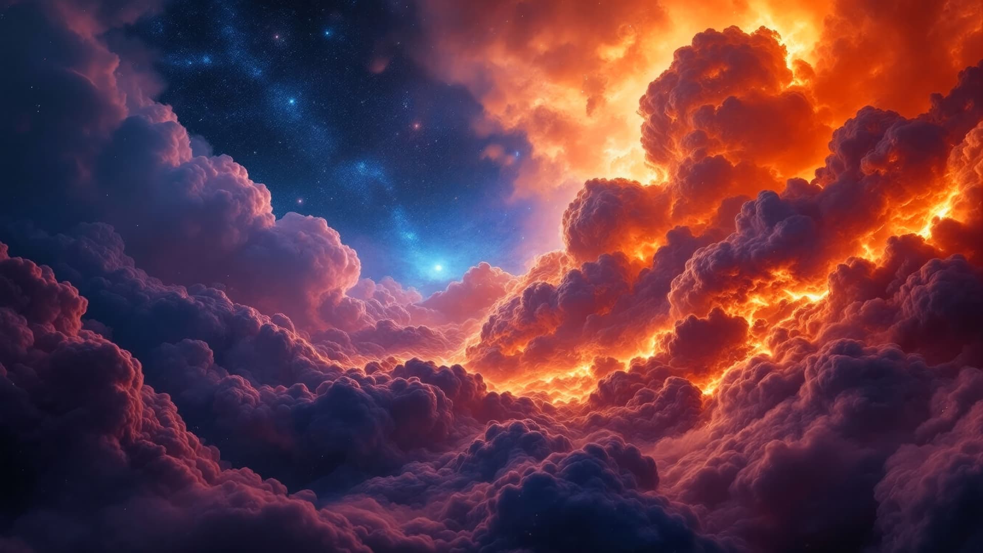 Celestial Storm Clouds 1 - Pro desktop wallpaper