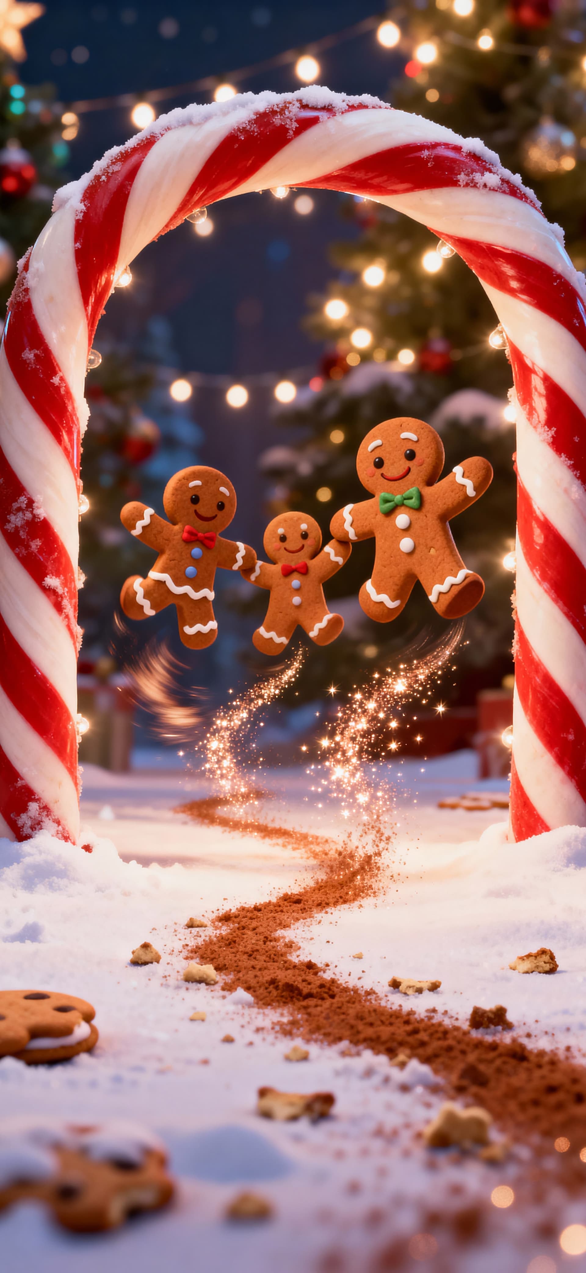Happy Christmas Friends 6 - free phone wallpaper