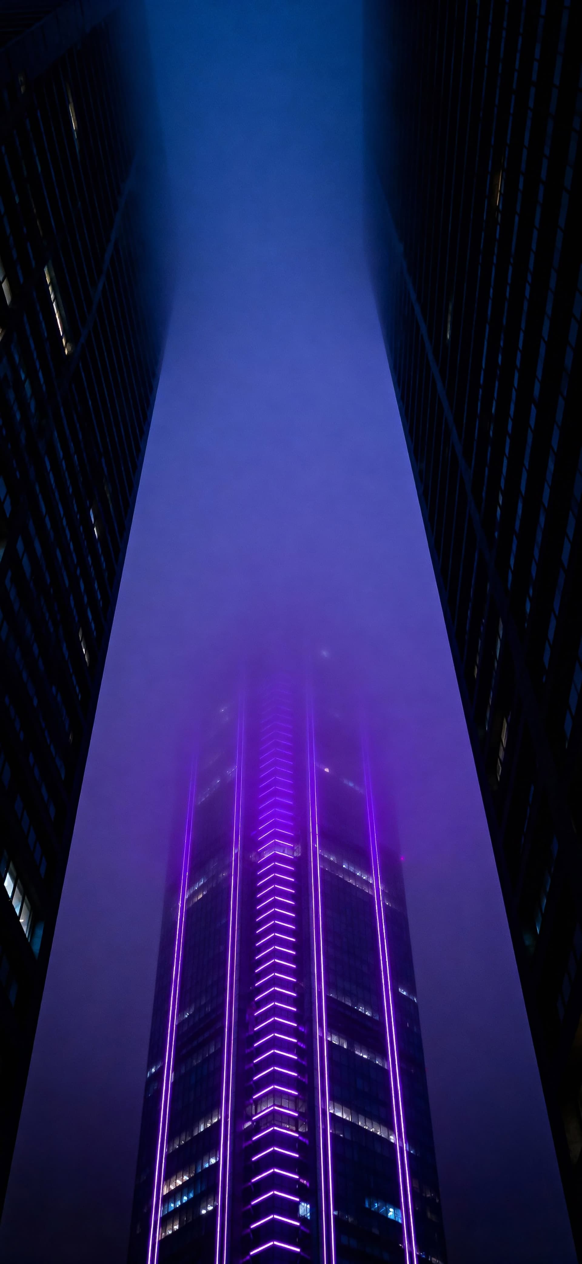 Violet Spire 1 - free phone wallpaper