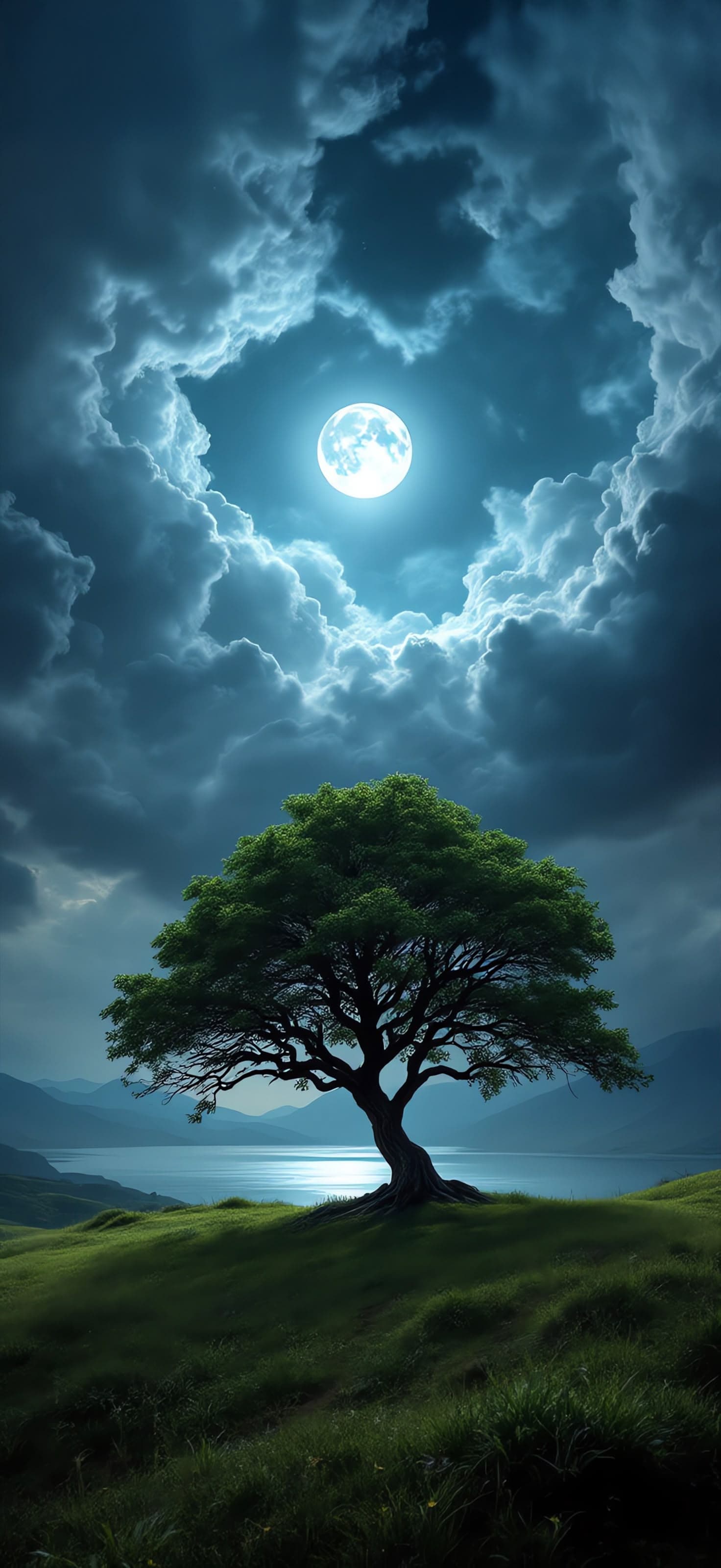 Moonlit Solitude 3 - Pro phone wallpaper