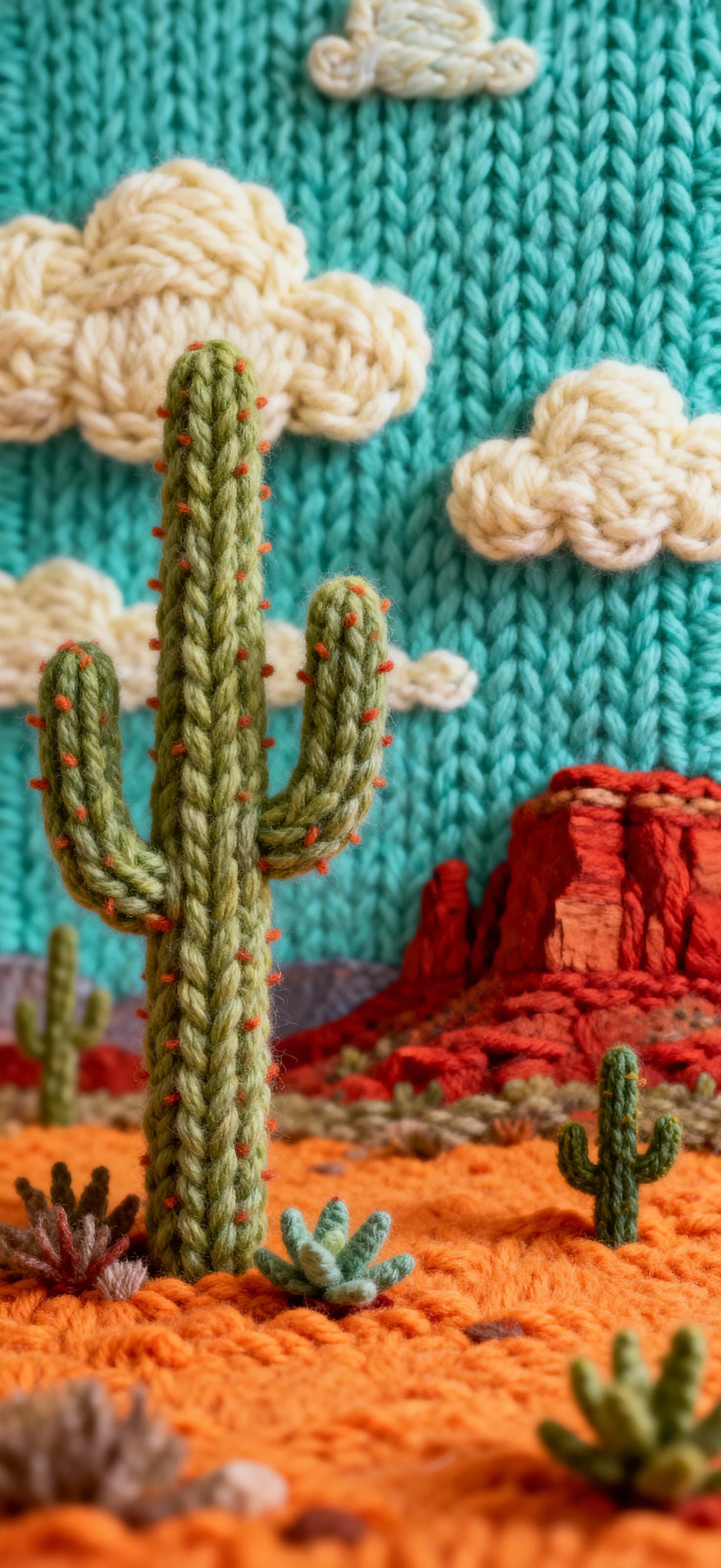 Yarn Desert 2 - Pro phone wallpaper