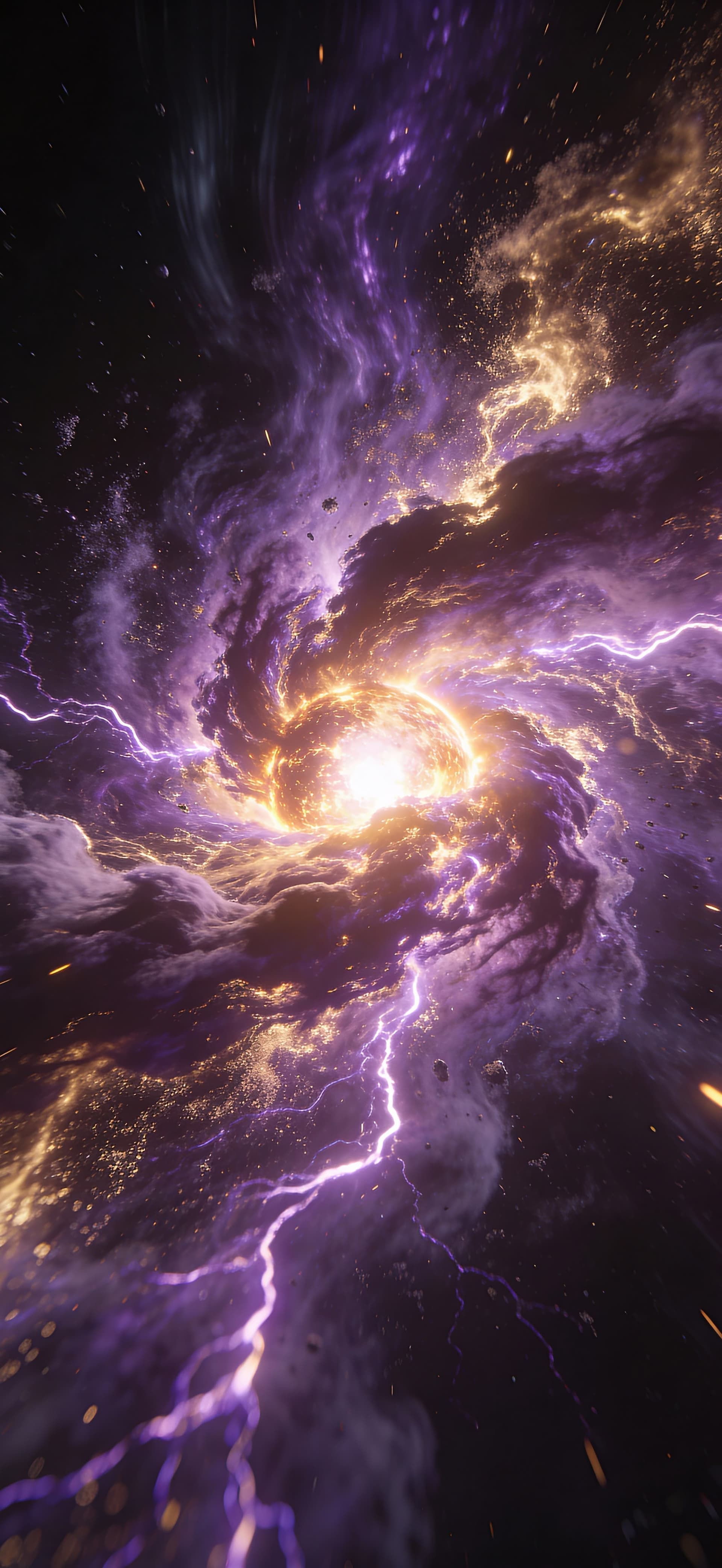 Electric Galaxy - free phone wallpaper