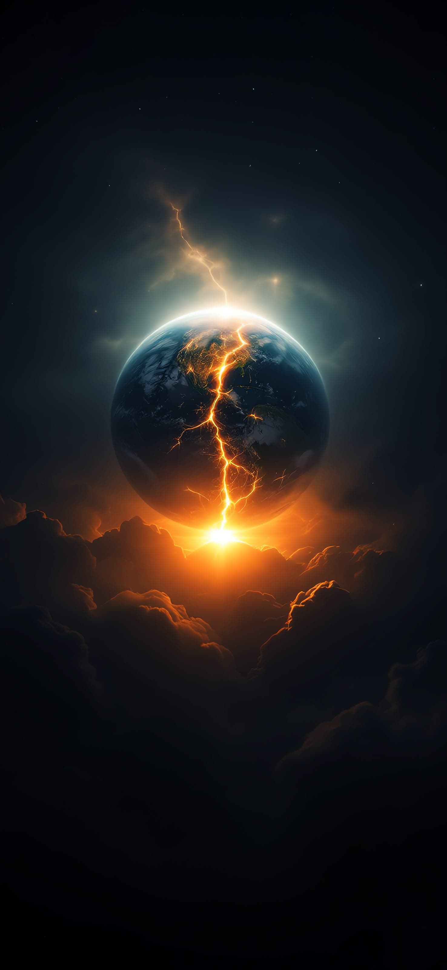 Fractured Earth 1 - free phone wallpaper