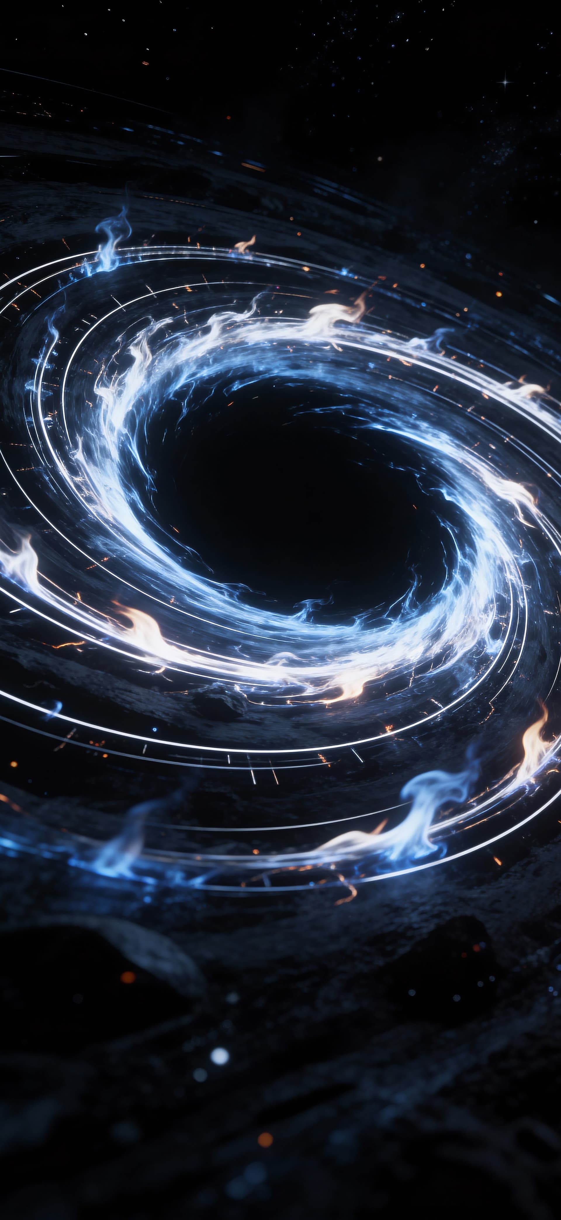 Cosmic Black Hole - Pro phone wallpaper