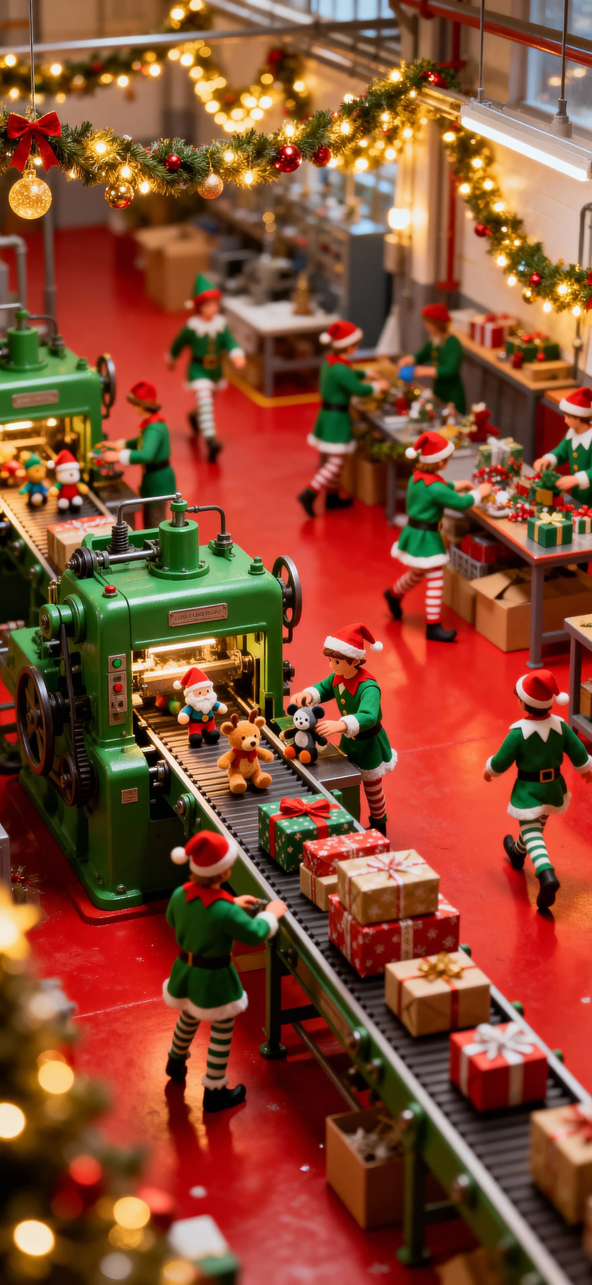 Christmas Joy Factory 3 - Pro phone wallpaper