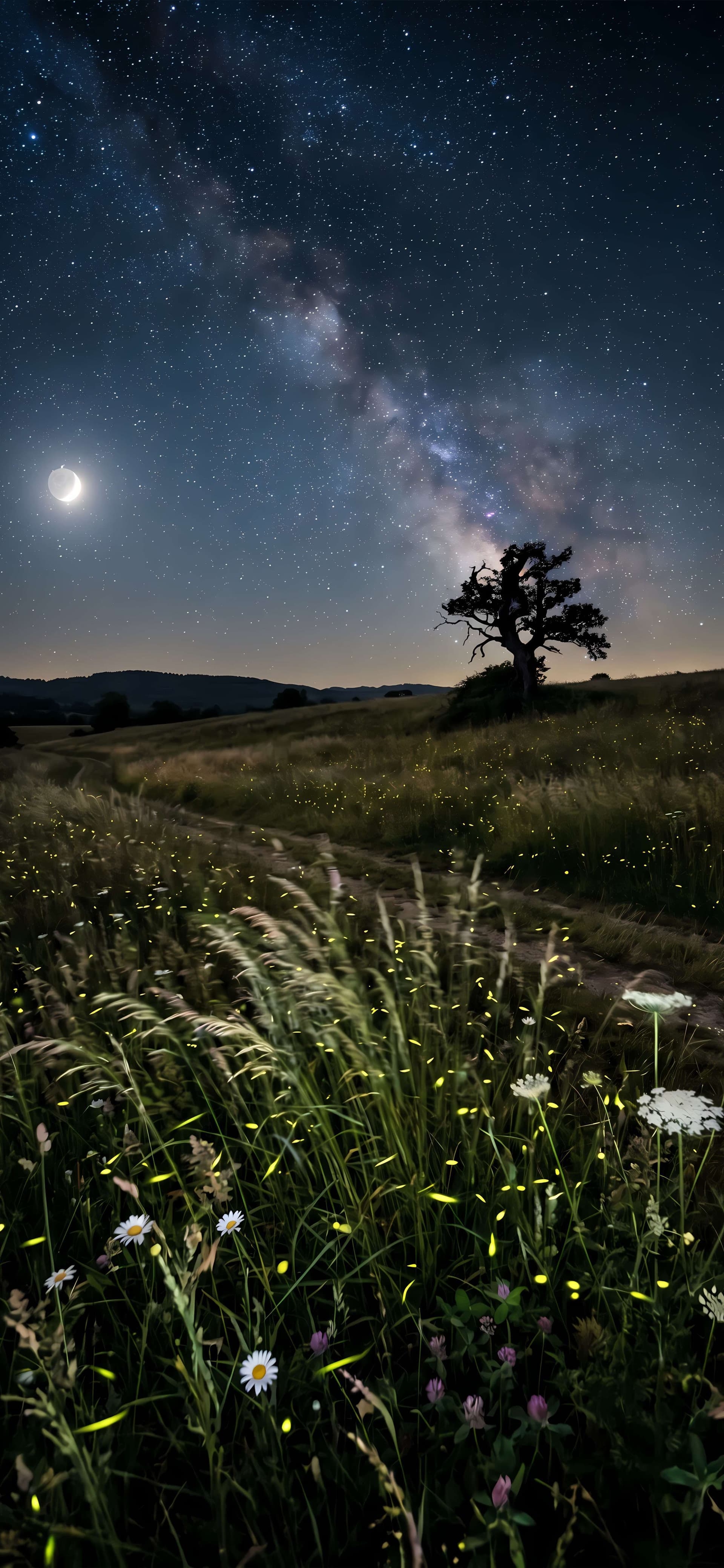 Firefly Starry Night - Pro phone wallpaper