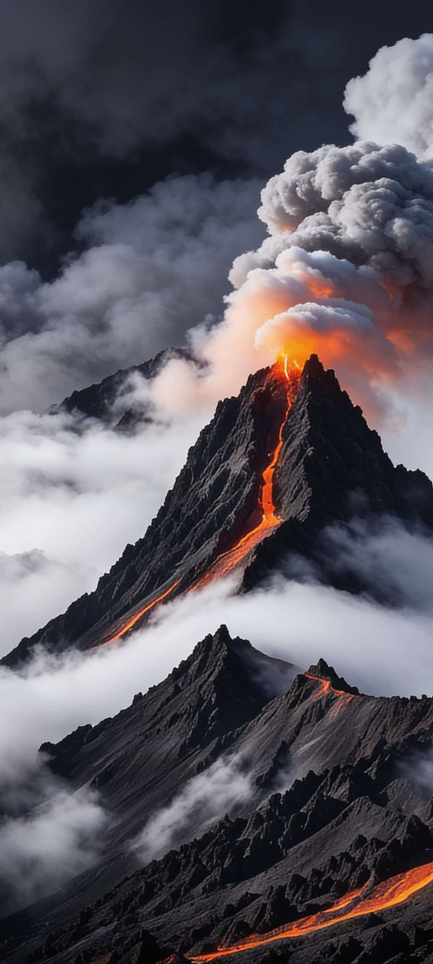 Volcanic Eruption Fury - Pro phone wallpaper