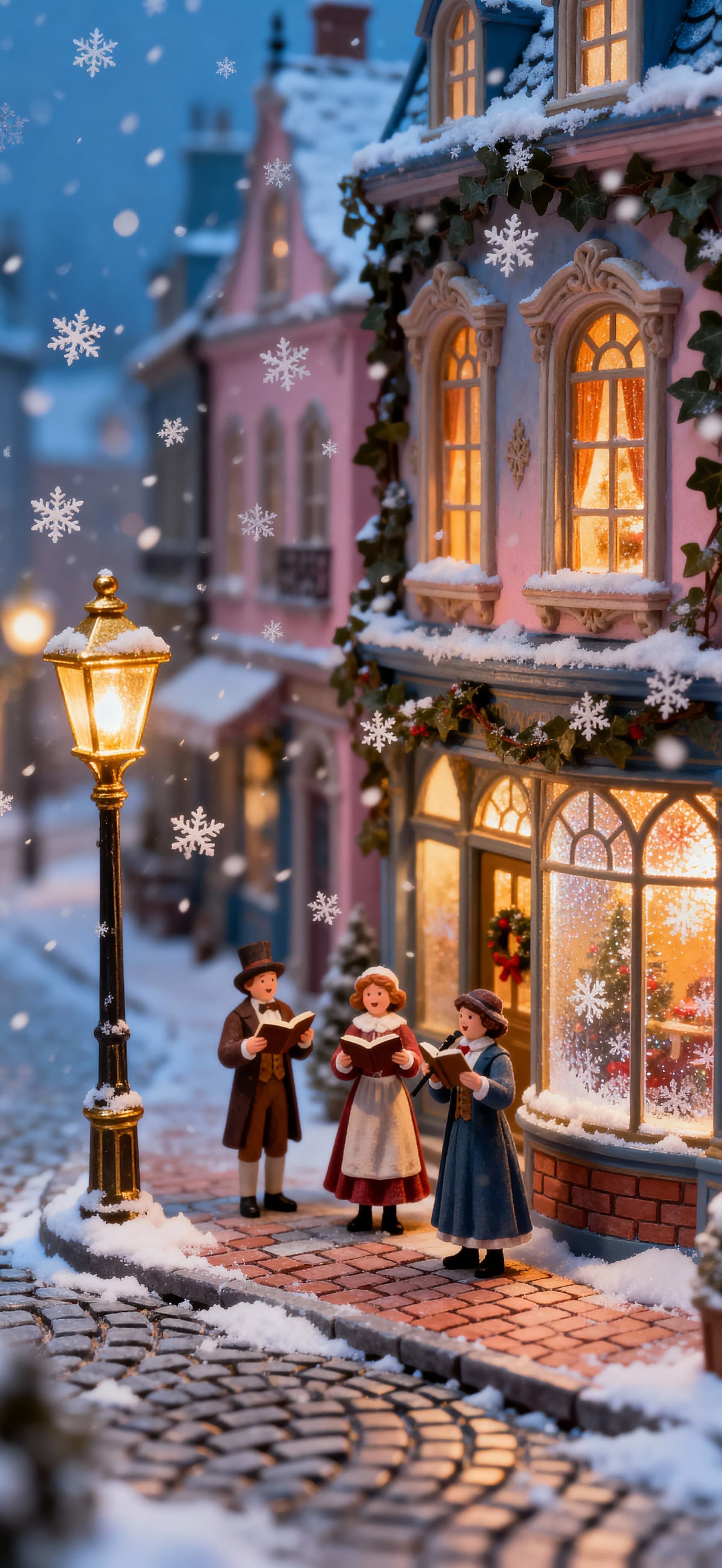 Victorian Carol Night 3 - Pro phone wallpaper