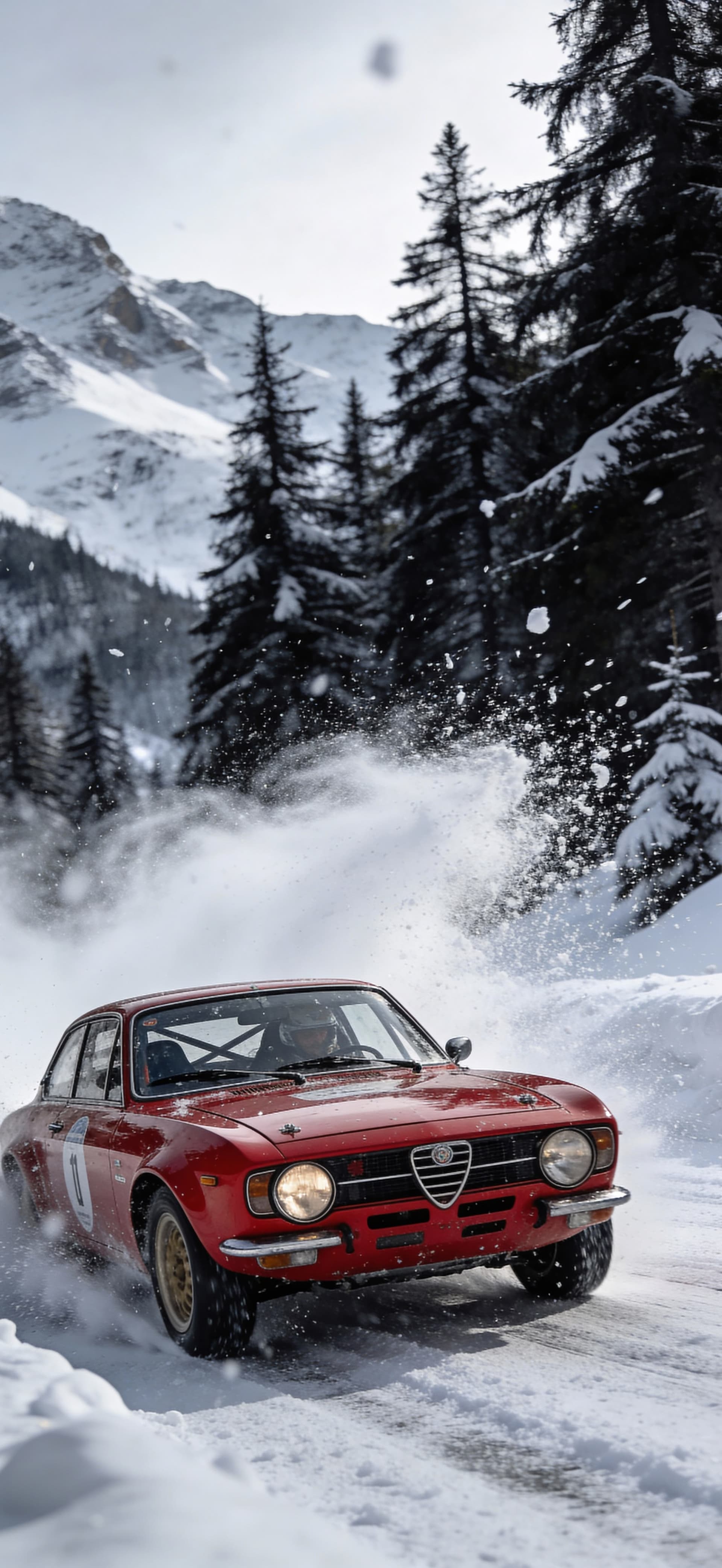 Alfa Romeo Snow 2 - Pro phone wallpaper