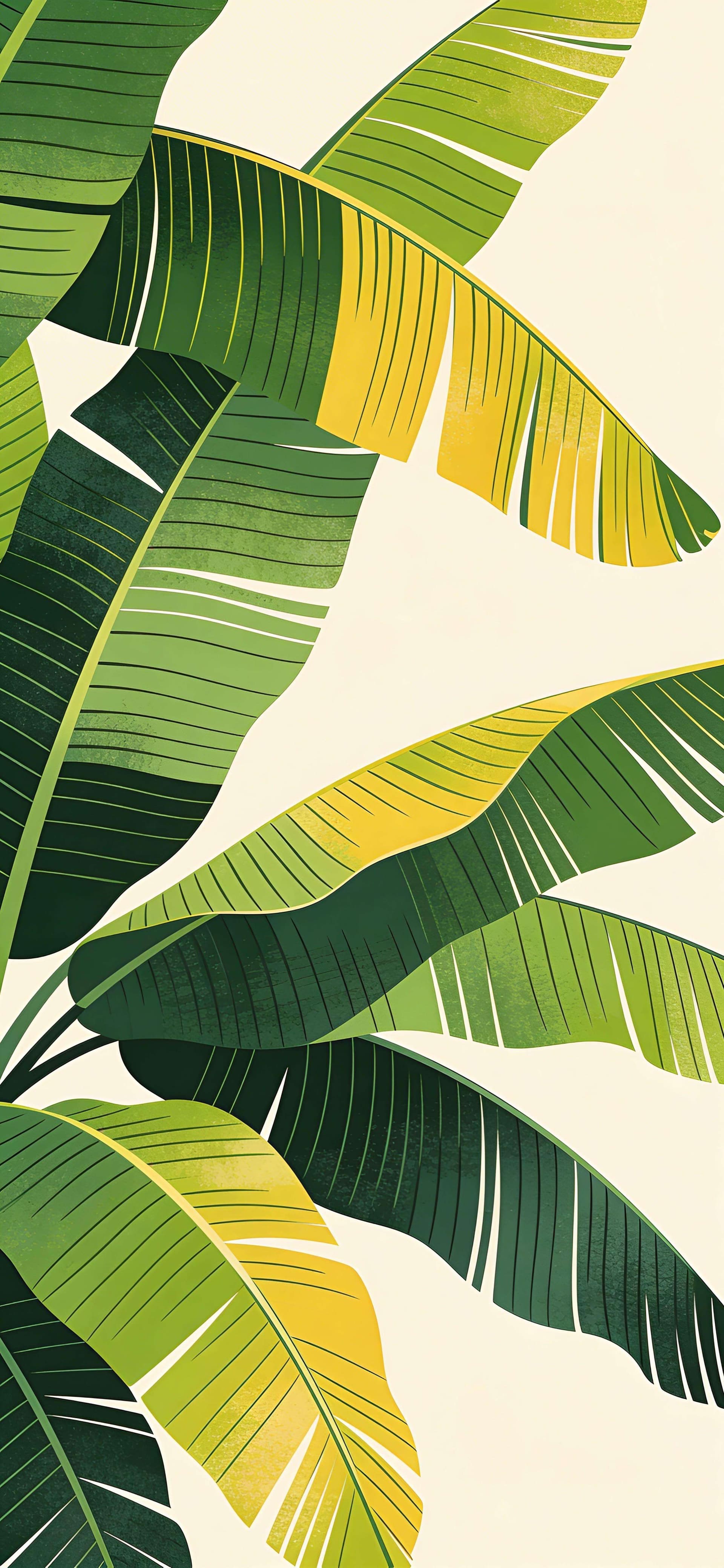 Tropical Leaf Pattern - Pro phone wallpaper