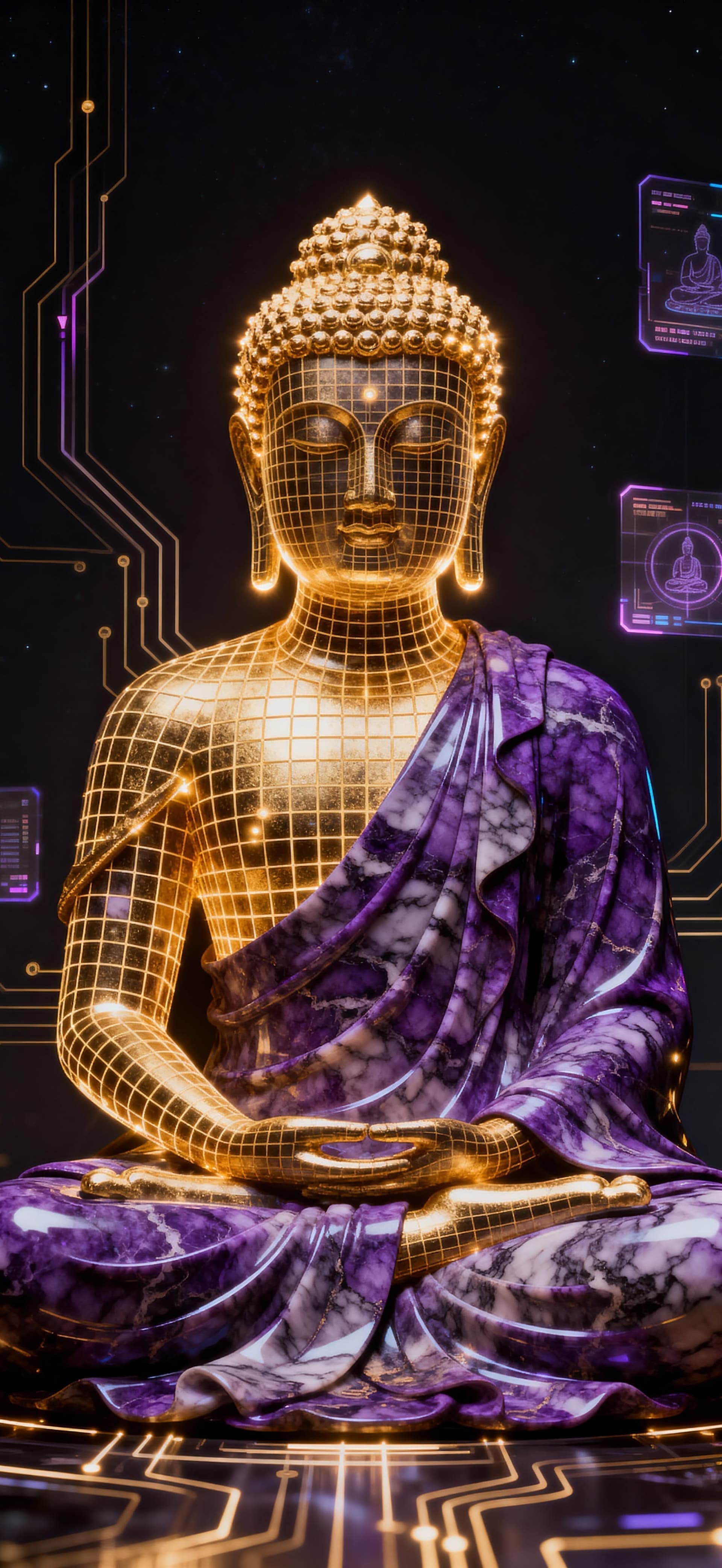 Cyber Dharma 2 - Pro phone wallpaper