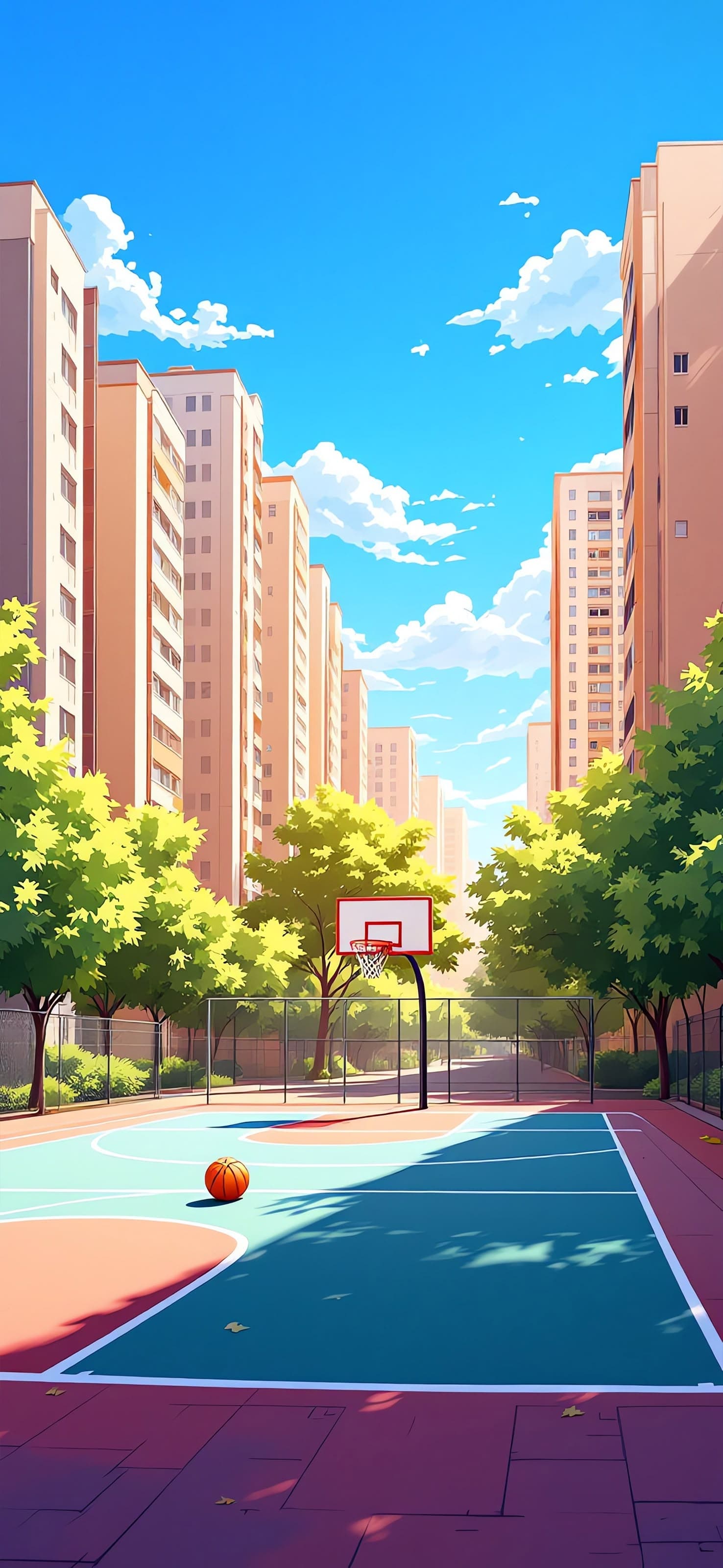 Summer Court Dreams 2 - free phone wallpaper