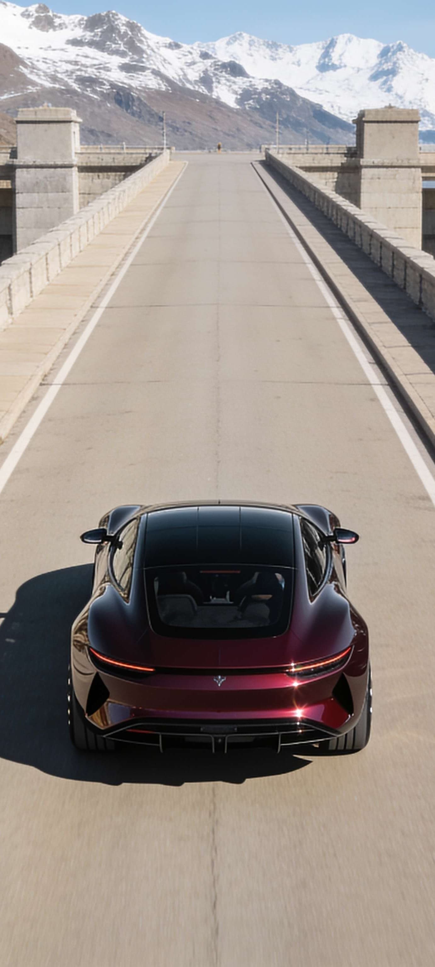 Alpine Dam Highway - free phone wallpaper