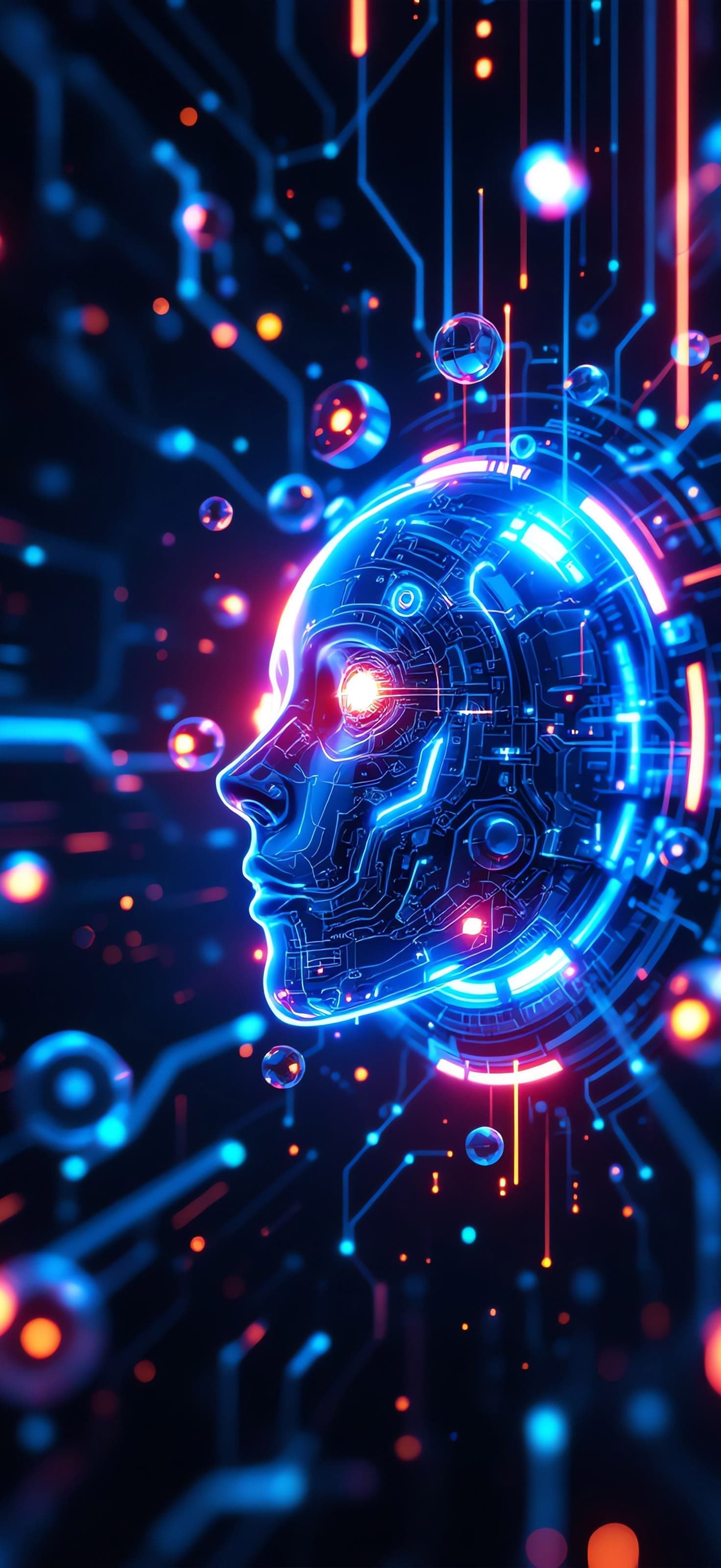 Neon Mind - Pro phone wallpaper