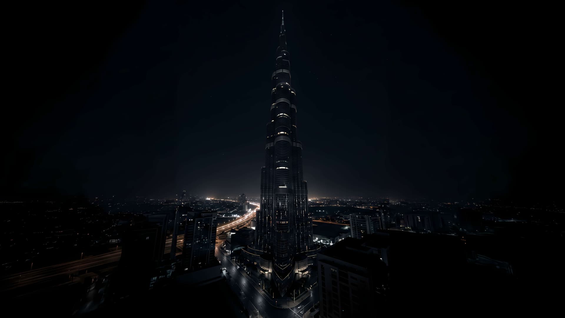 Midnight Spire Heights - free desktop wallpaper