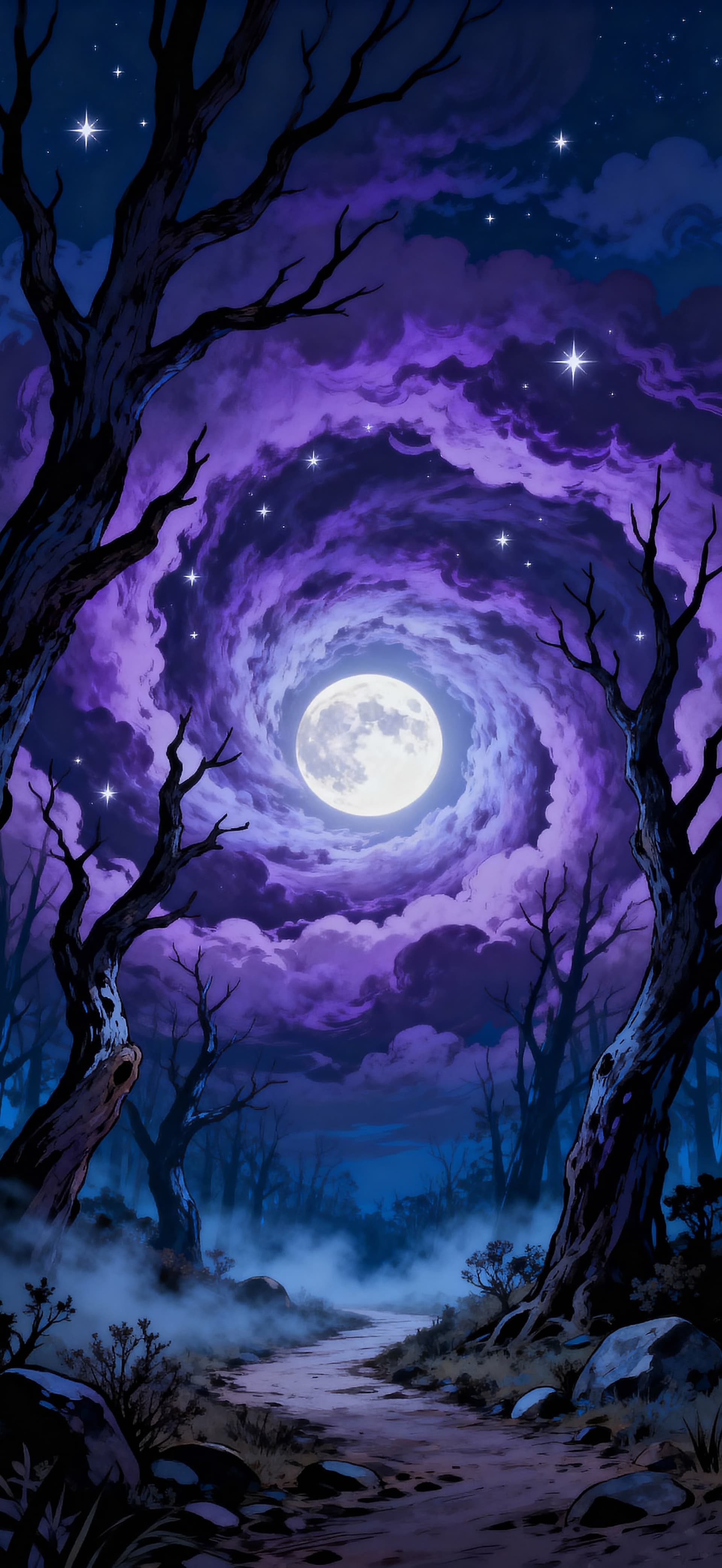 Moonspell Path 2 - free phone wallpaper