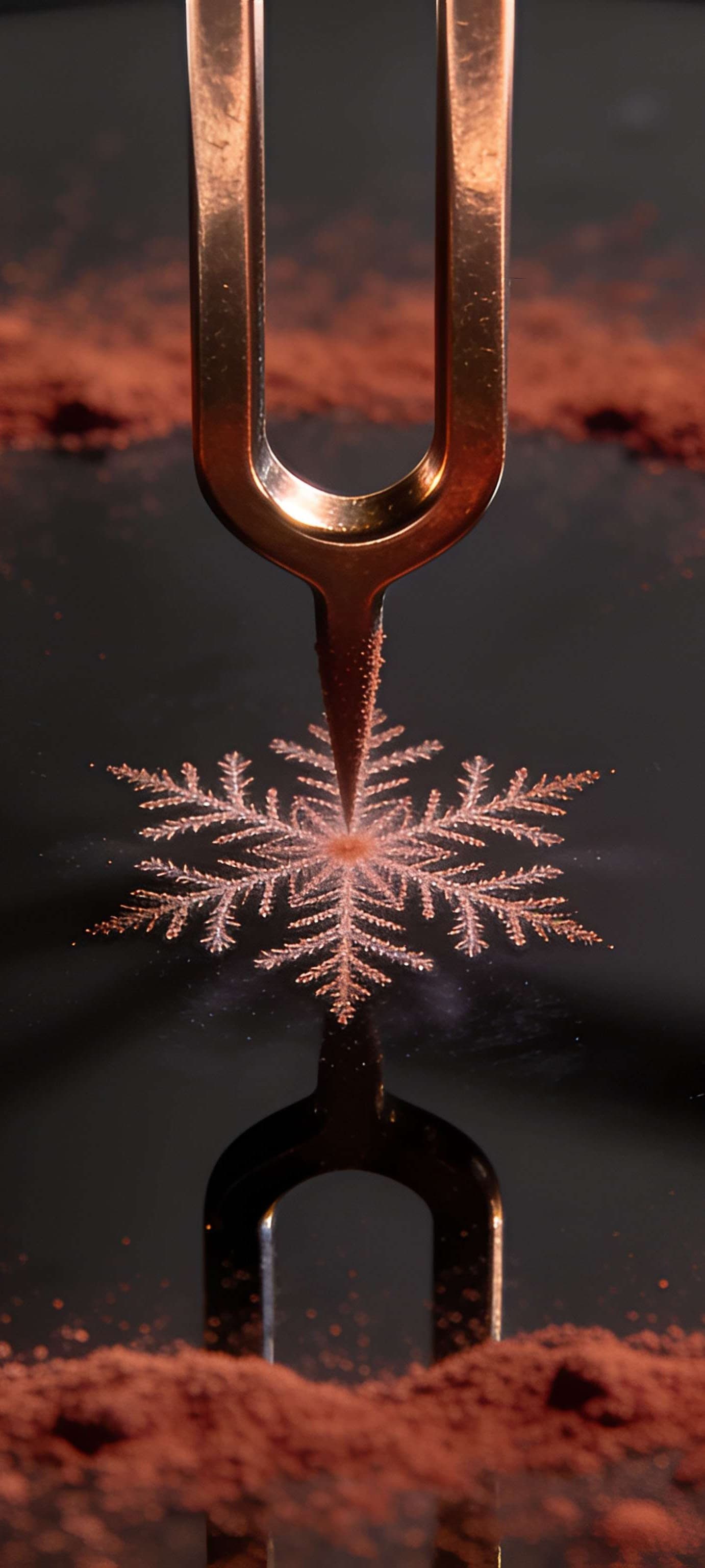 Resonance Snow Crystal - Pro phone wallpaper