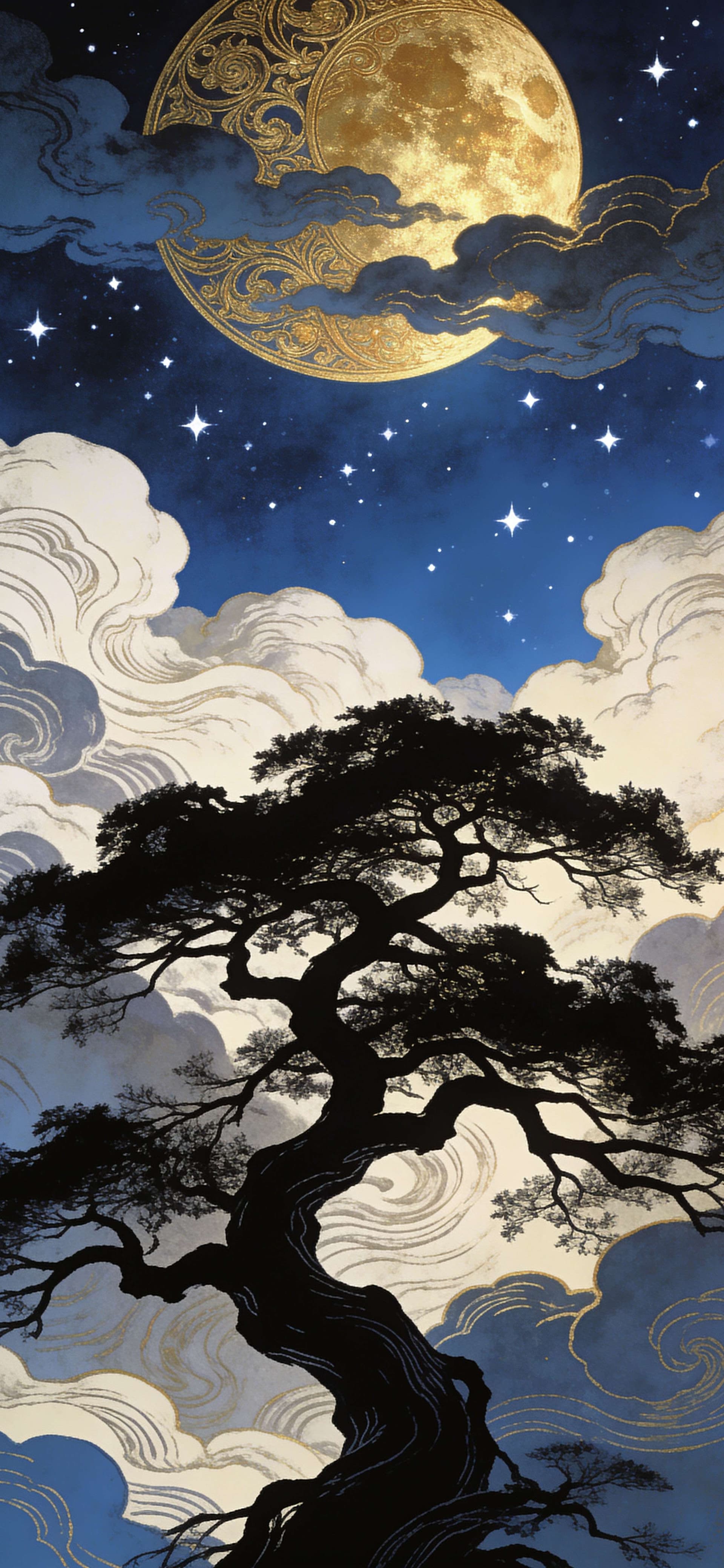 Celestial Bonsai - Pro phone wallpaper