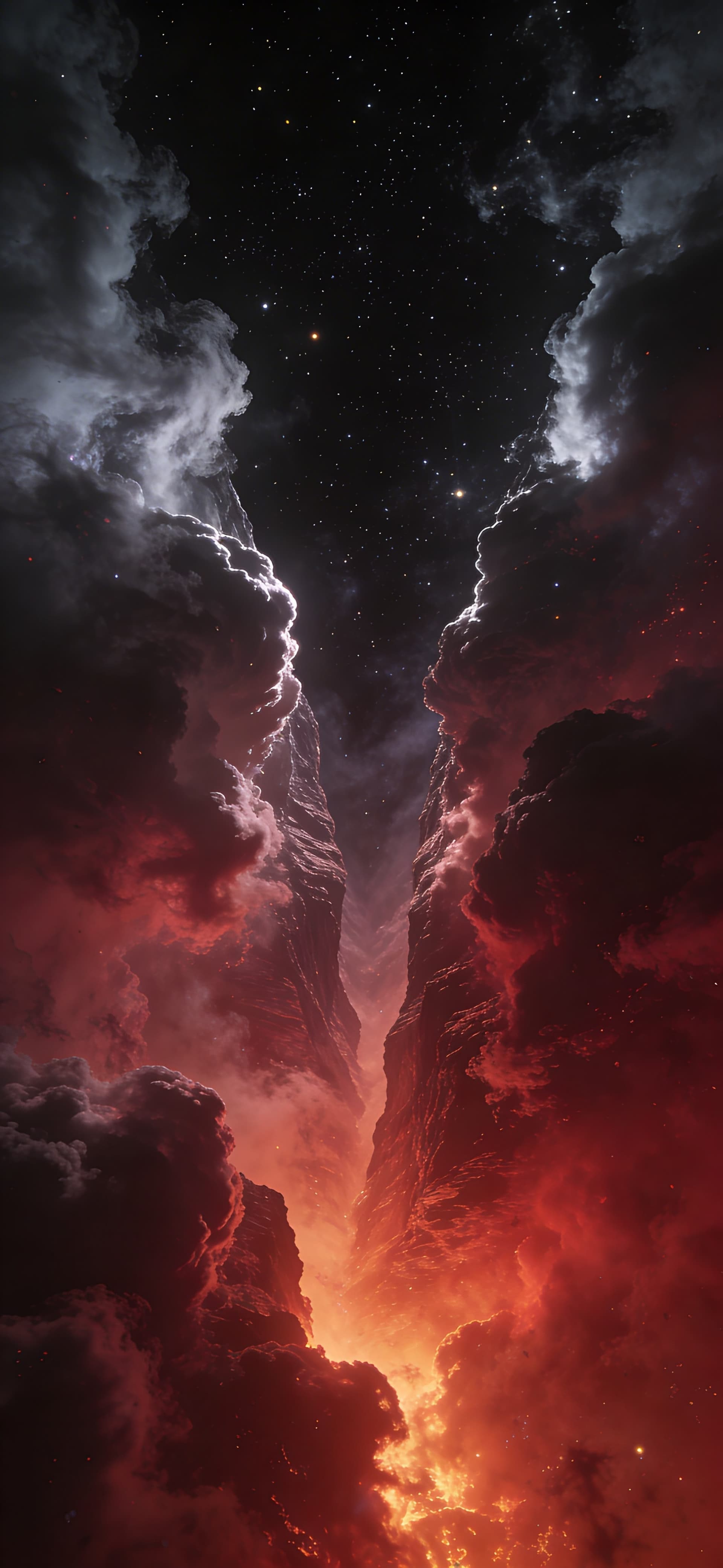 Infernal Sky Divide - free phone wallpaper