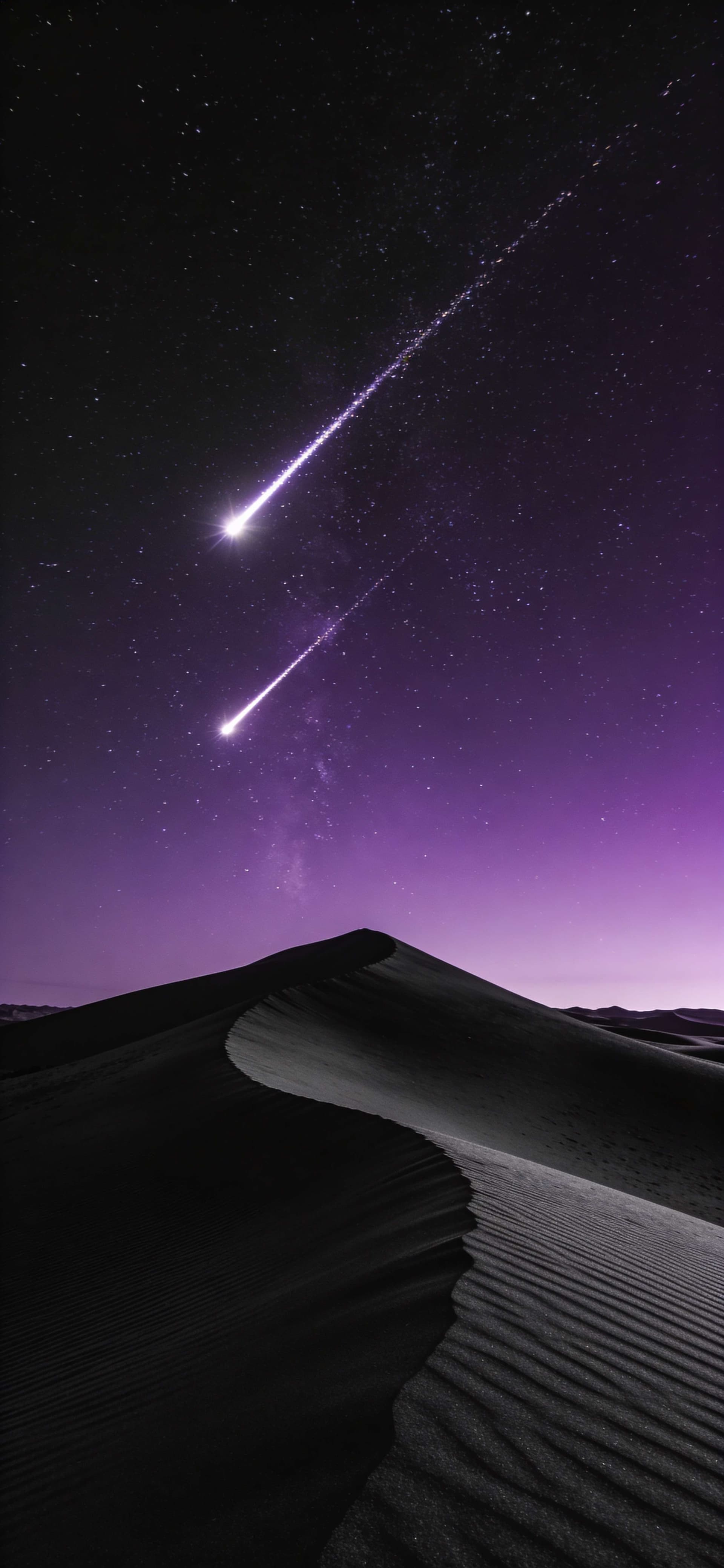 Purple Cosmic Dunes - Pro phone wallpaper