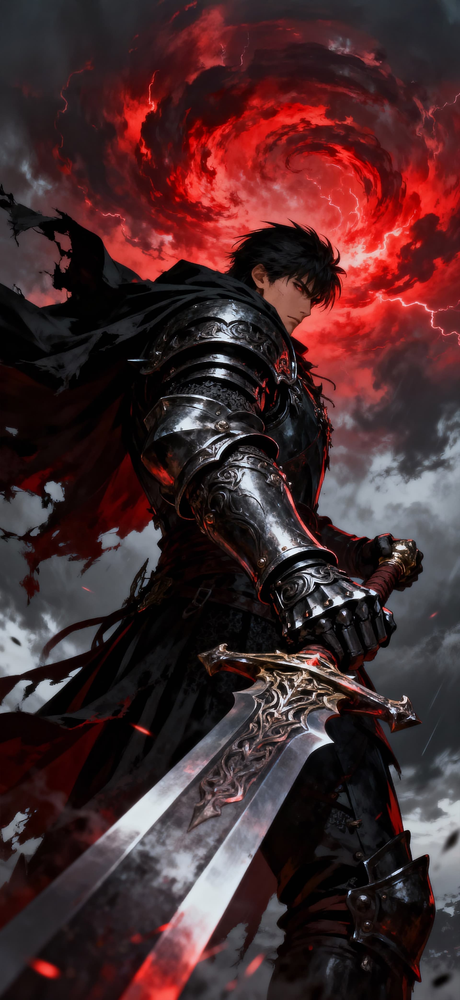 Crimson Warlord 1 - Pro phone wallpaper