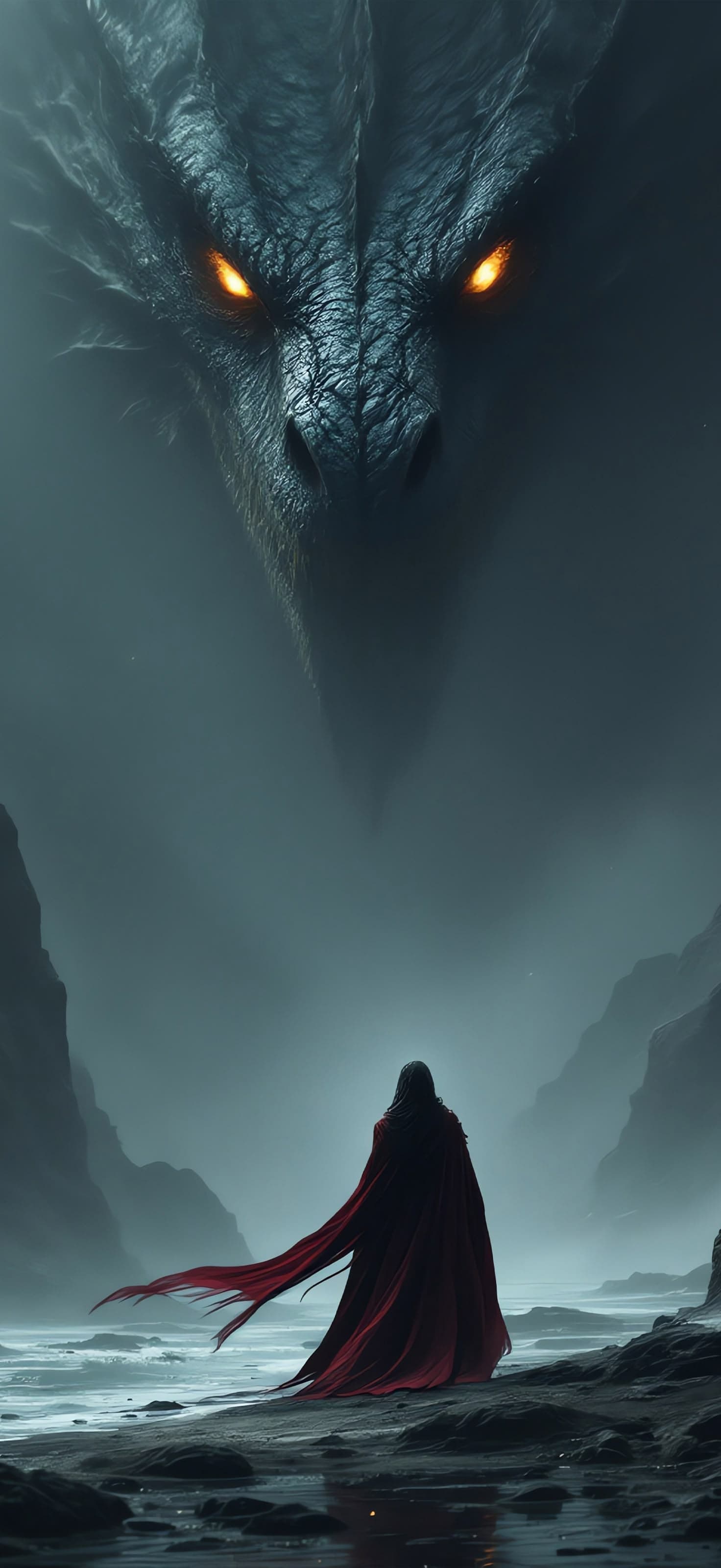 Red Cloak and the Mistbeast 3 - Pro phone wallpaper