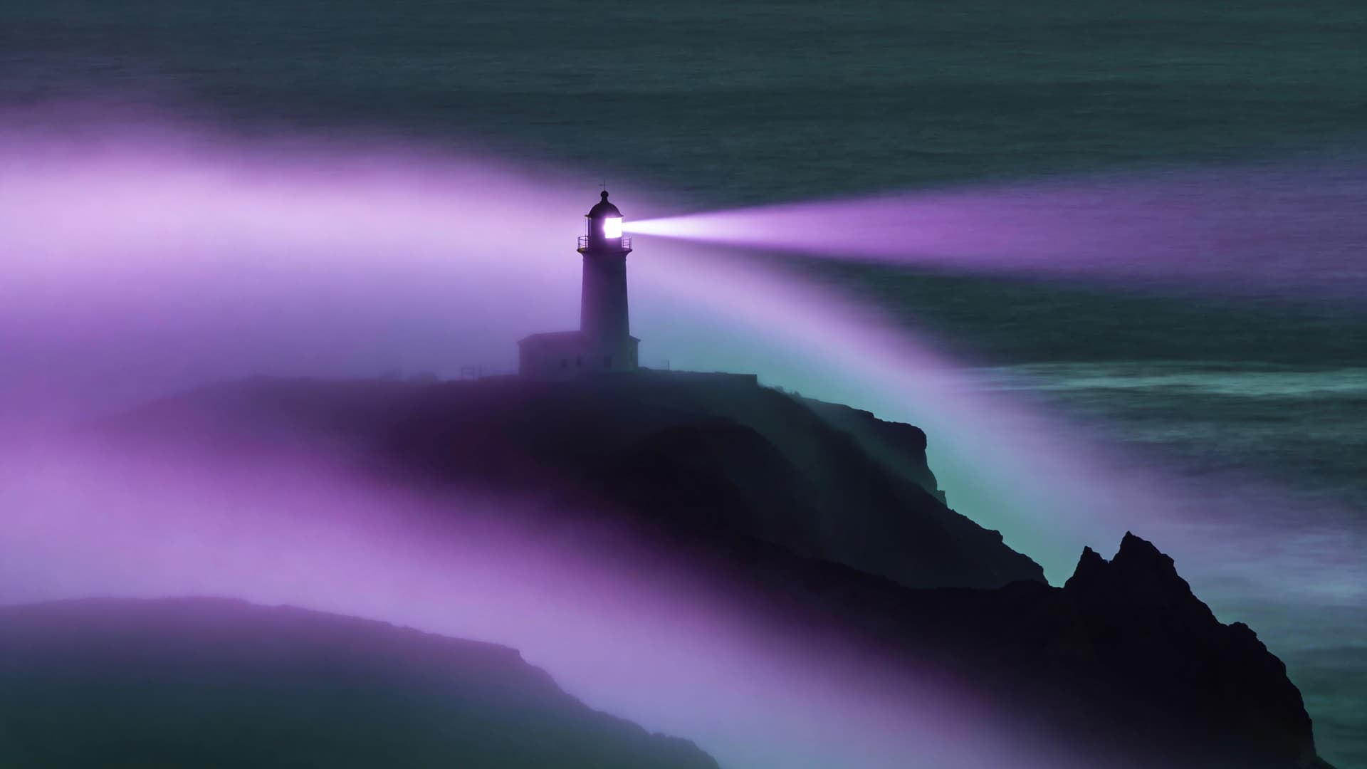 Mystic Coastal Beacon - Pro desktop wallpaper
