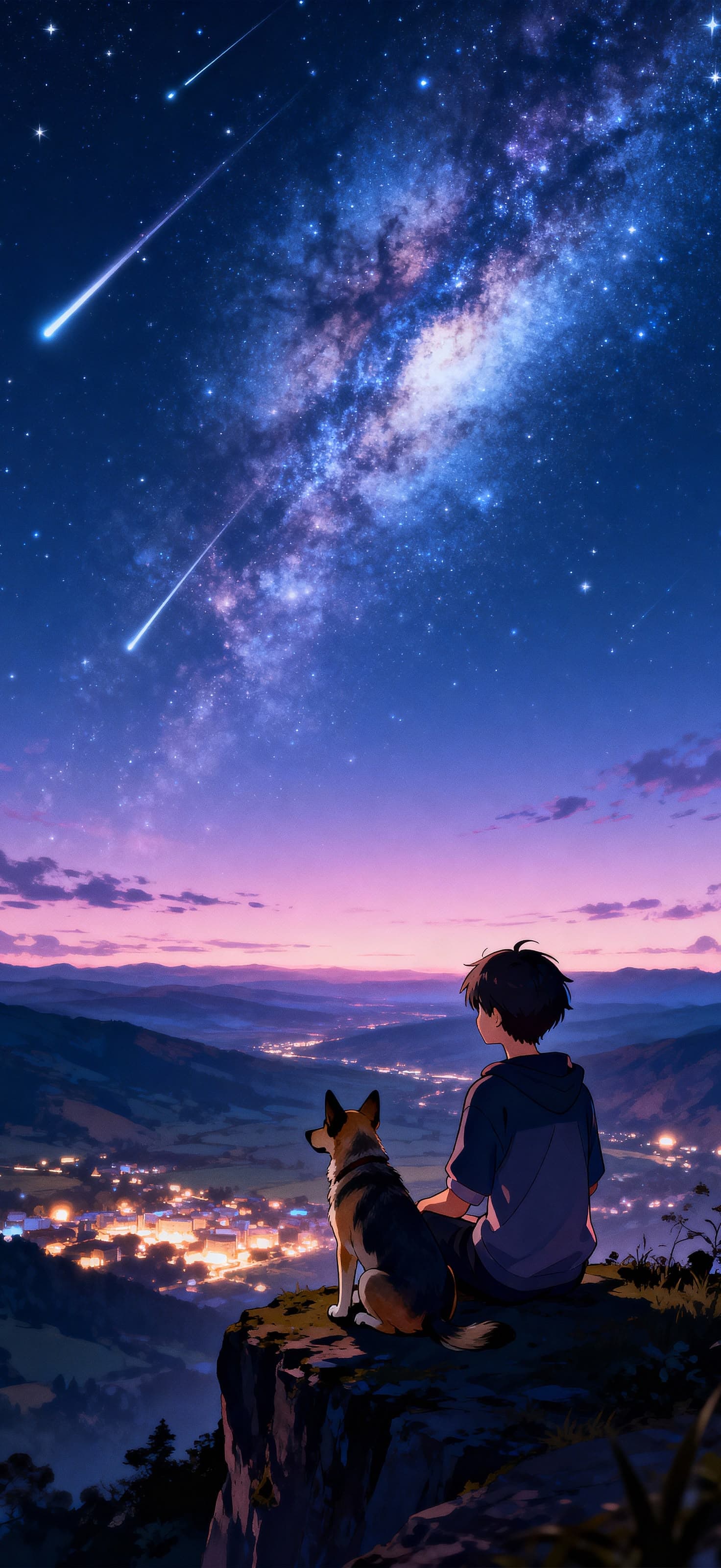 Cliffside Wishes 1 - free phone wallpaper