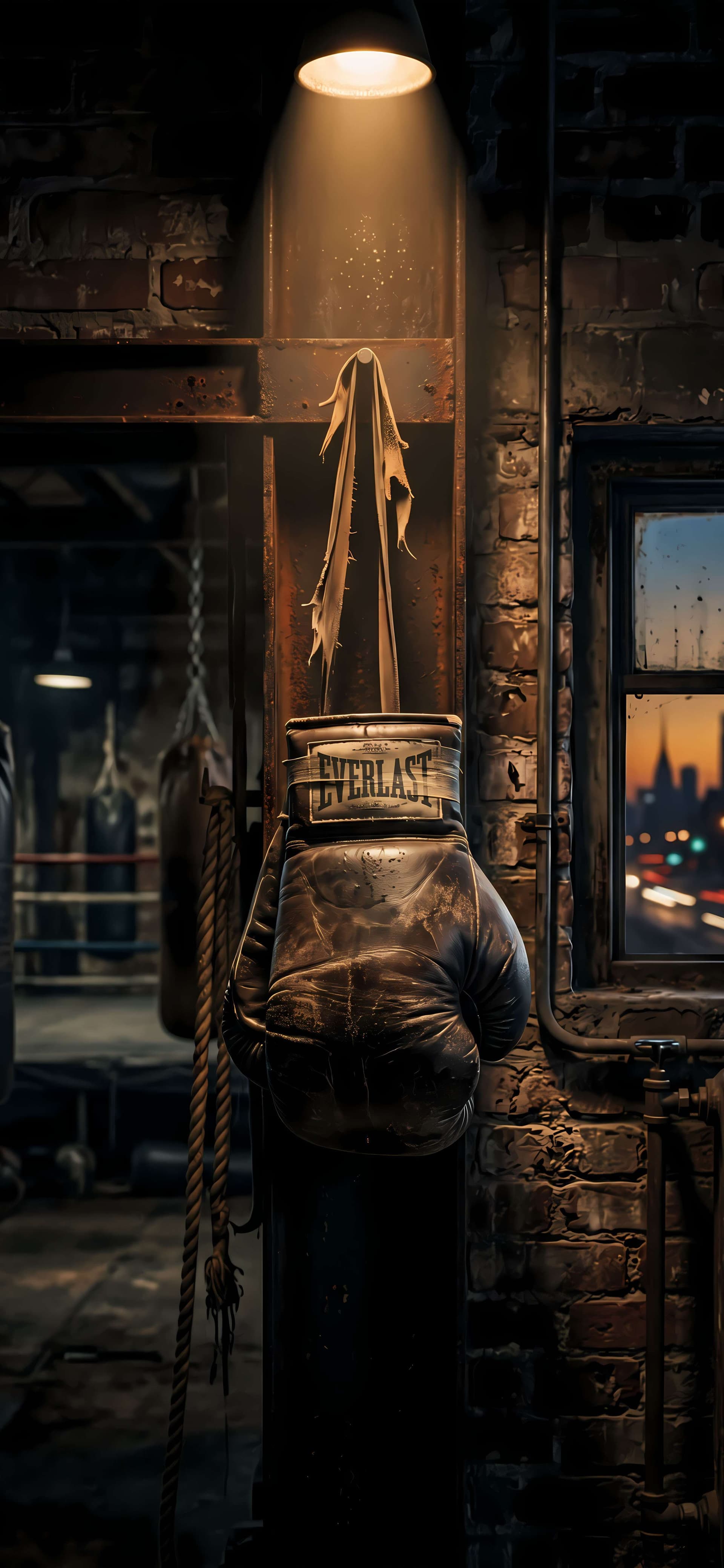 Vintage Boxing Spirit - free phone wallpaper