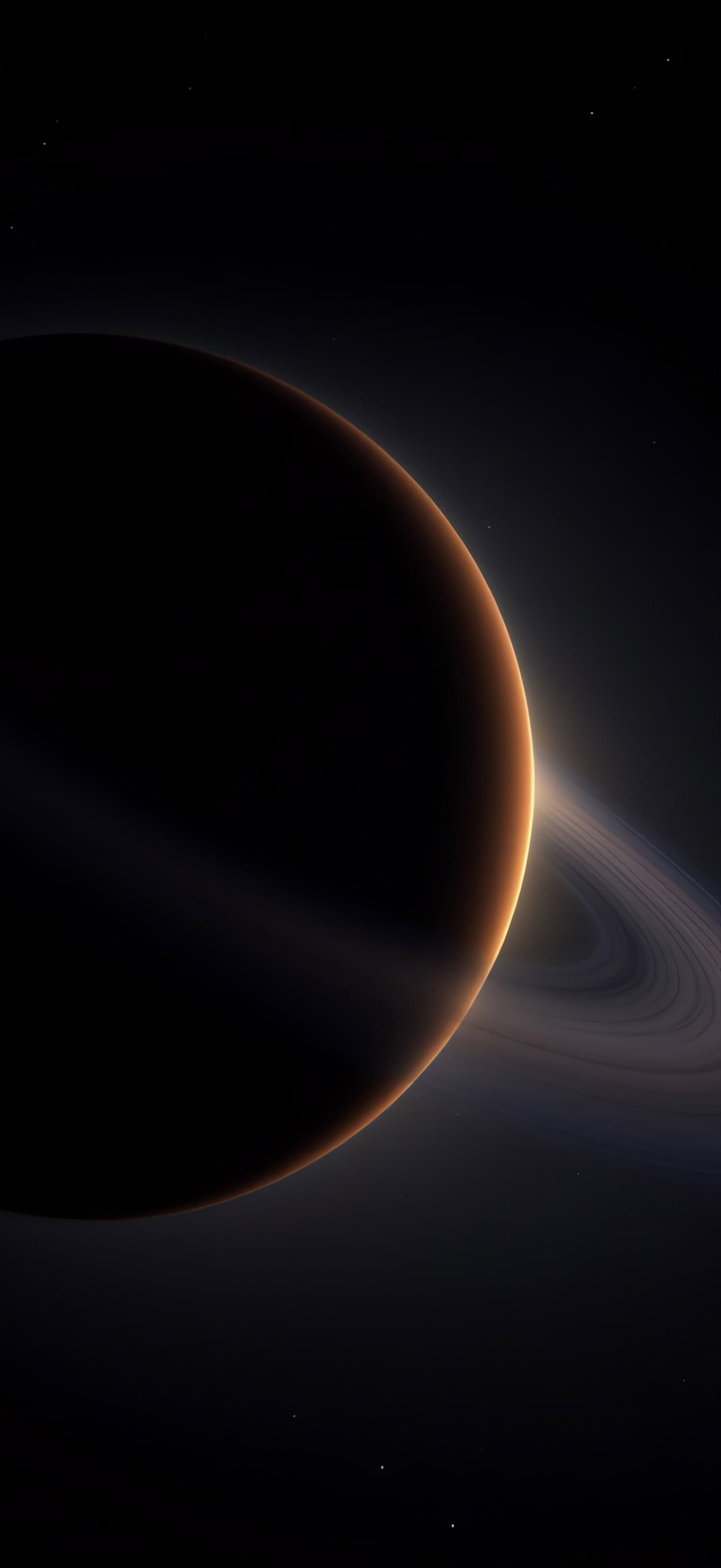 Saturn's Embrace - free phone wallpaper