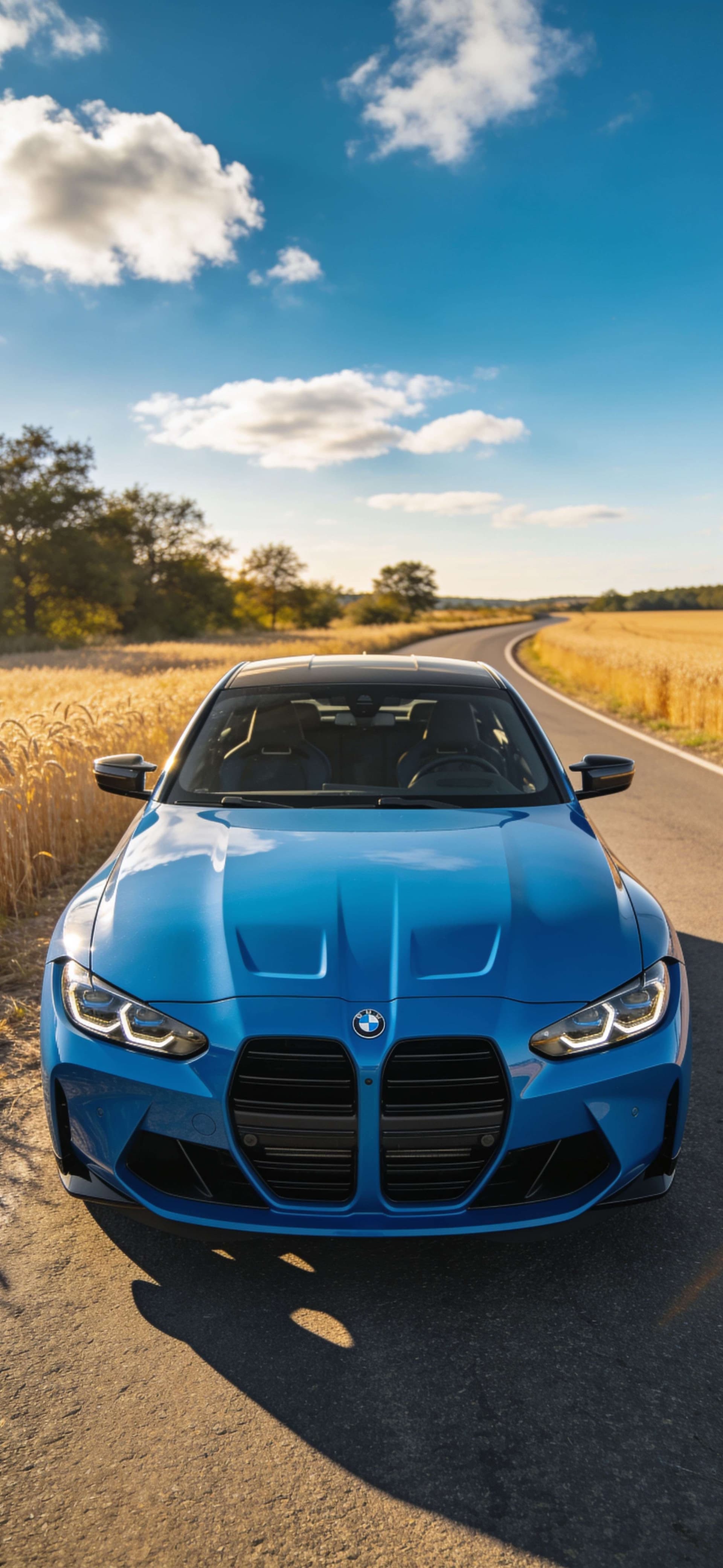 Azure Speed Machine - free phone wallpaper