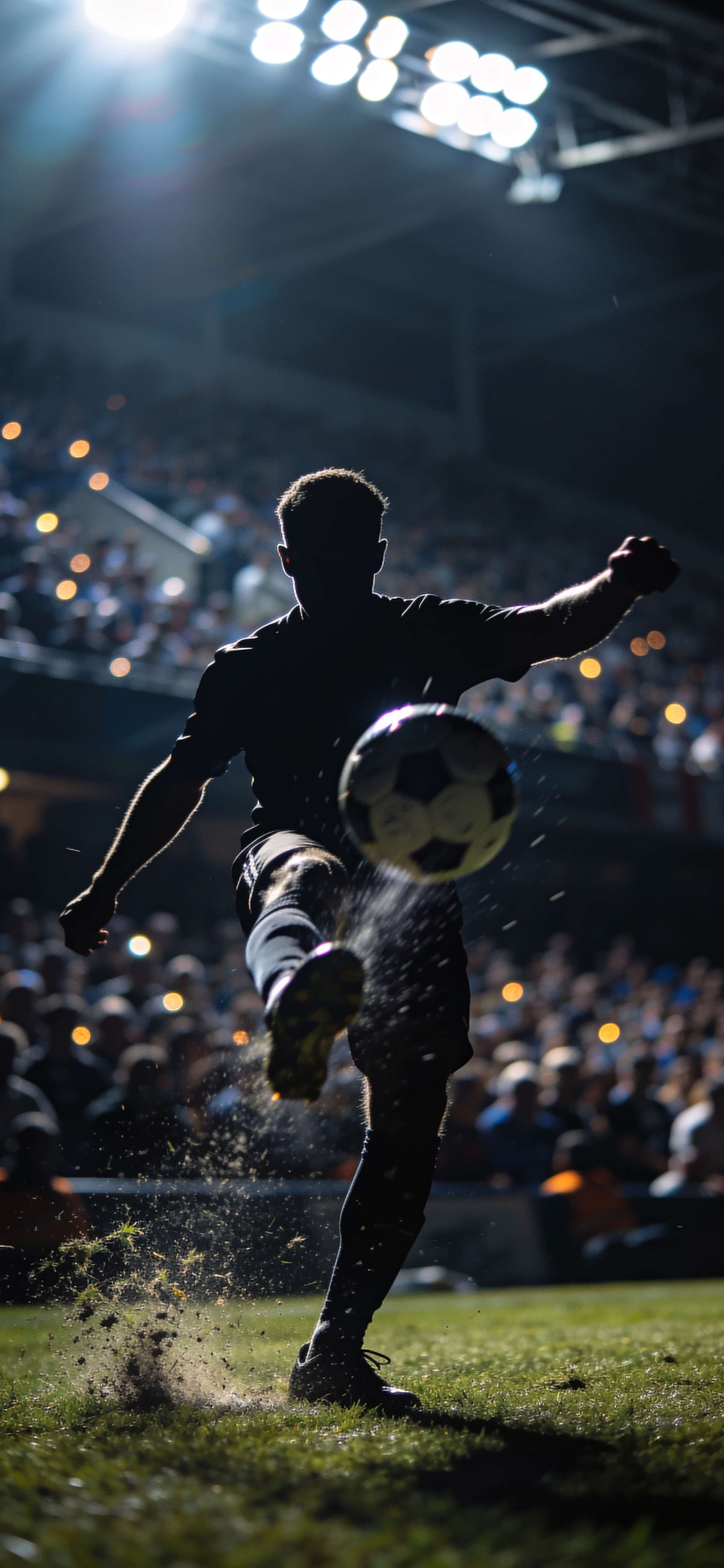 Stadium Soccer Kick - free phone wallpaper