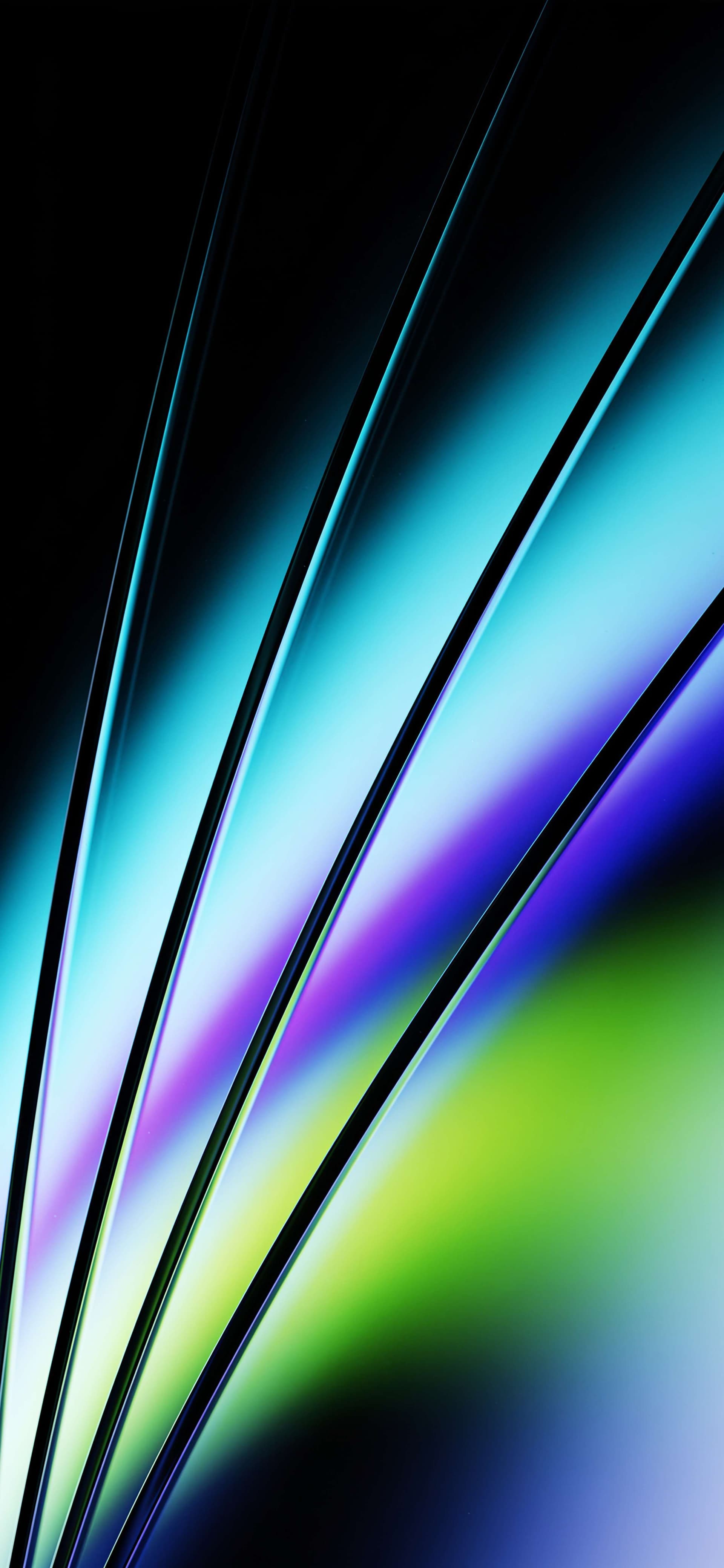 Prismatic Light Lines - Pro phone wallpaper