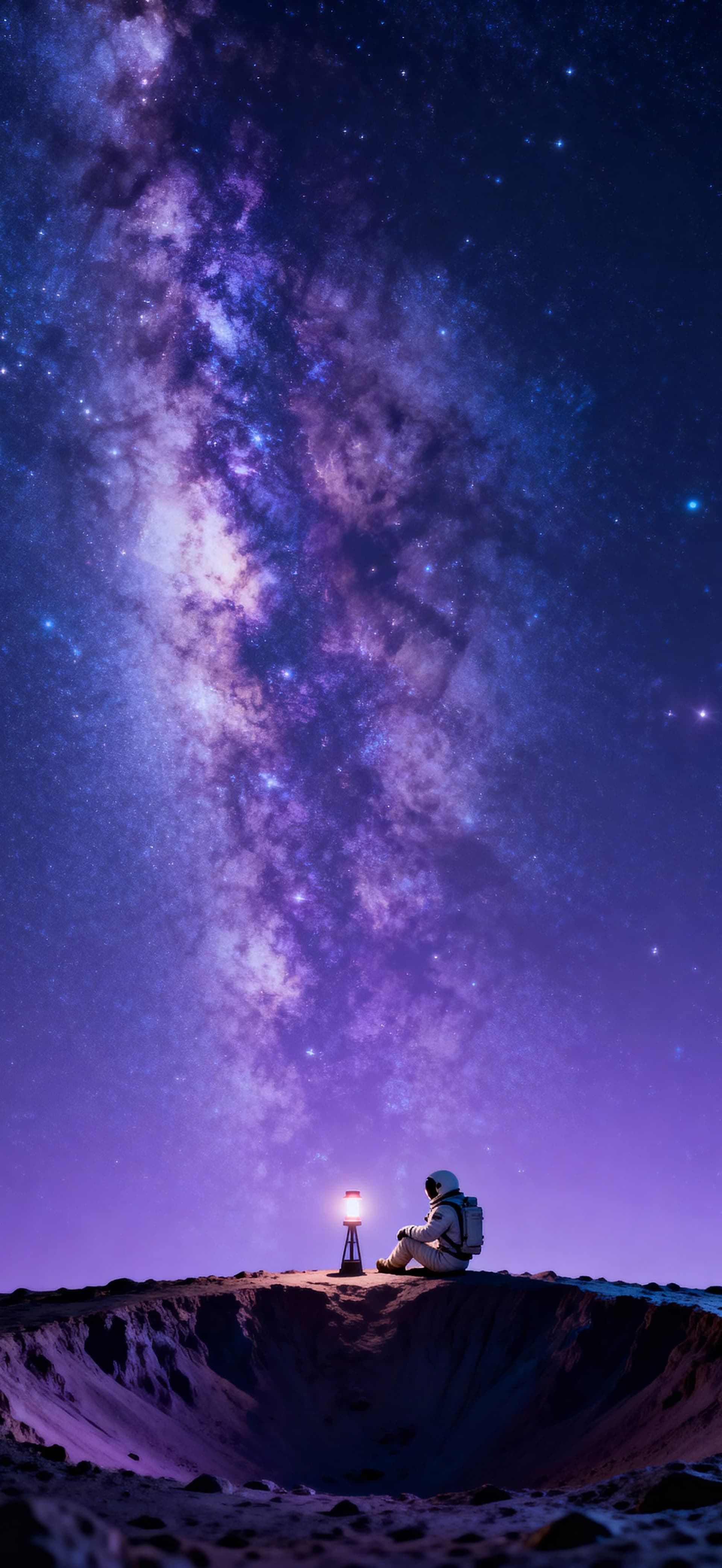 Cosmic Solitude 2 - Pro phone wallpaper