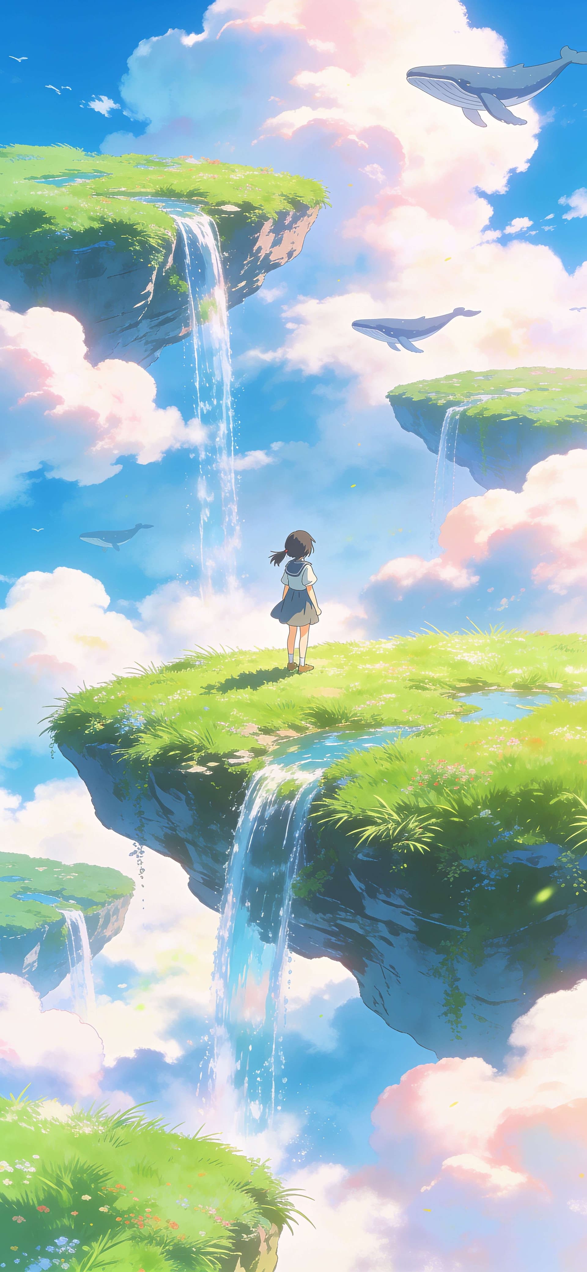 Floating Island Dream - free phone wallpaper