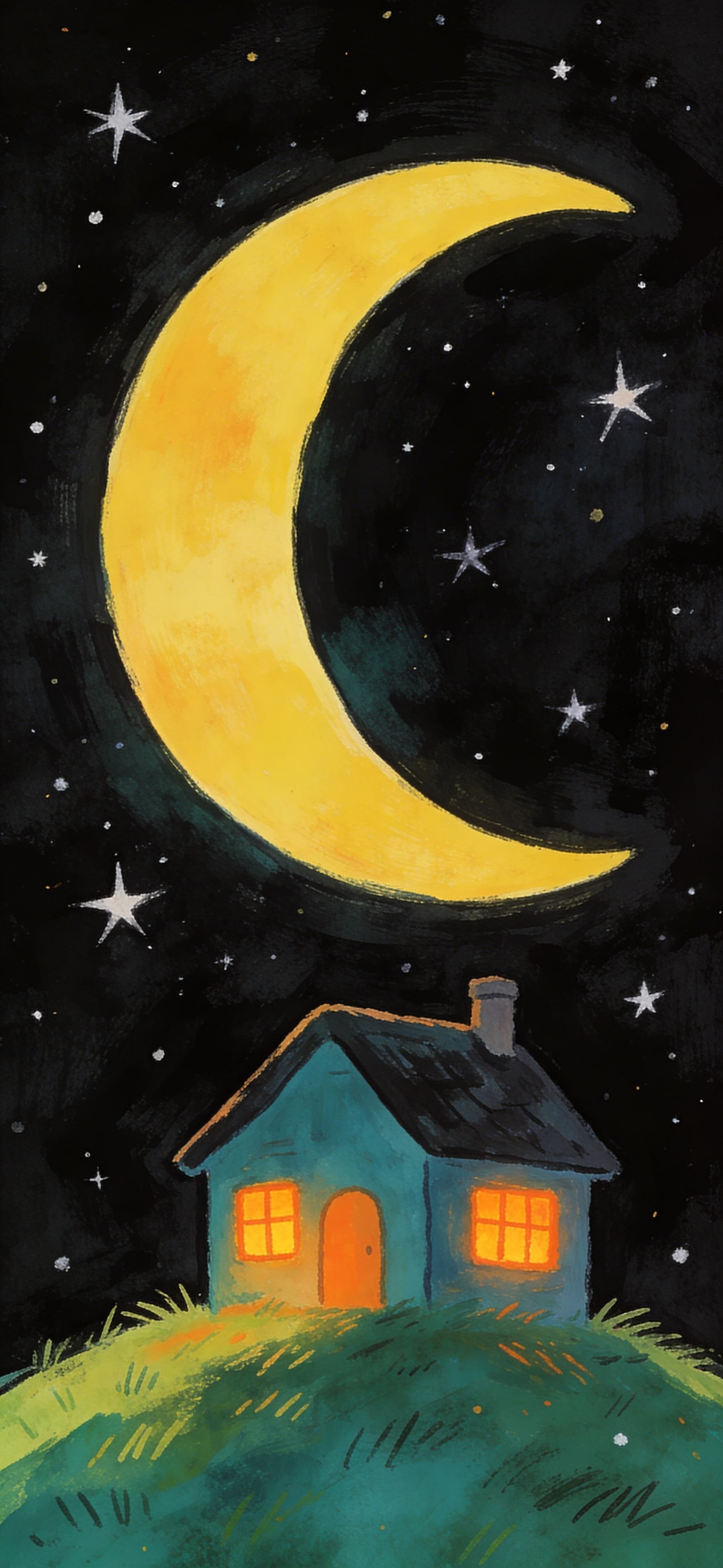 Cozy Night Scene - Pro phone wallpaper