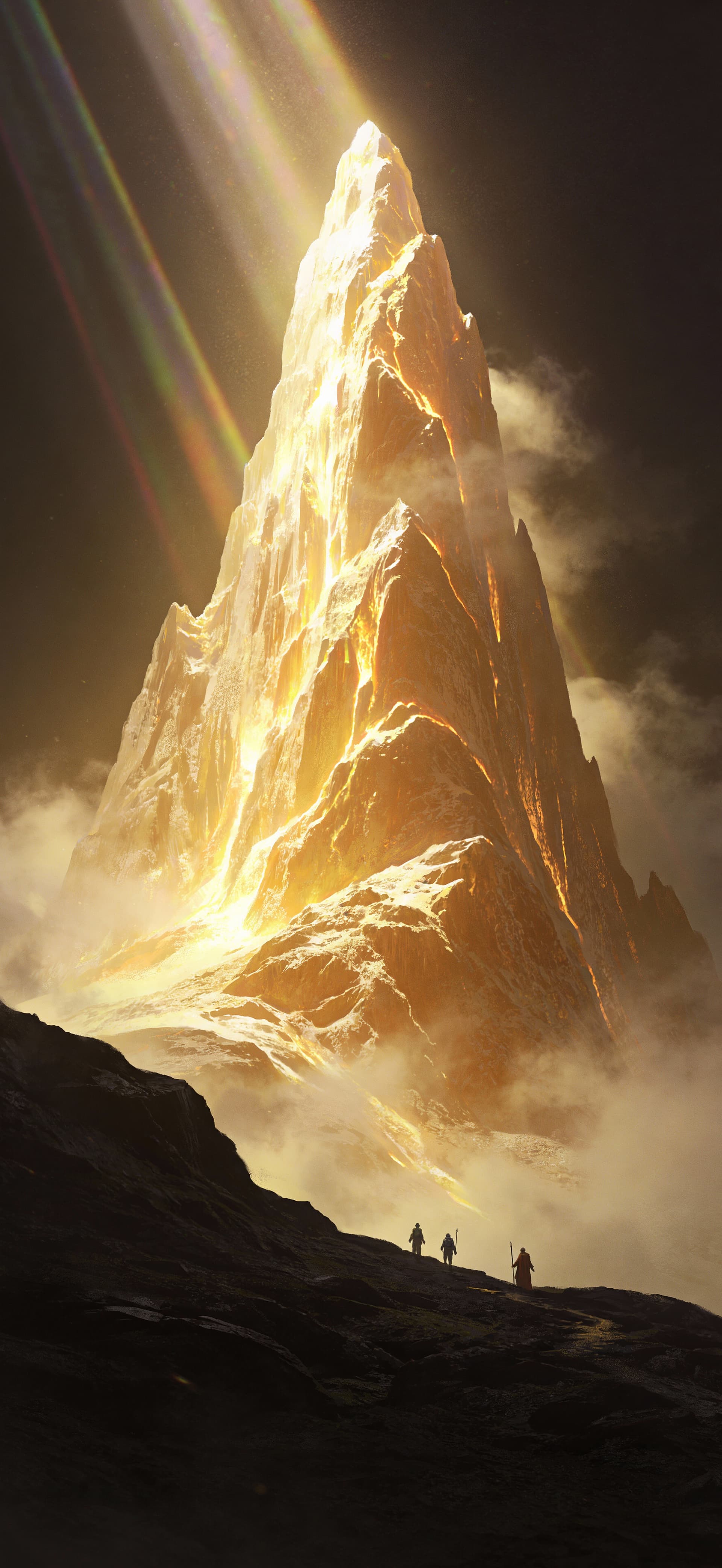 Ember Mountain 2 - free phone wallpaper