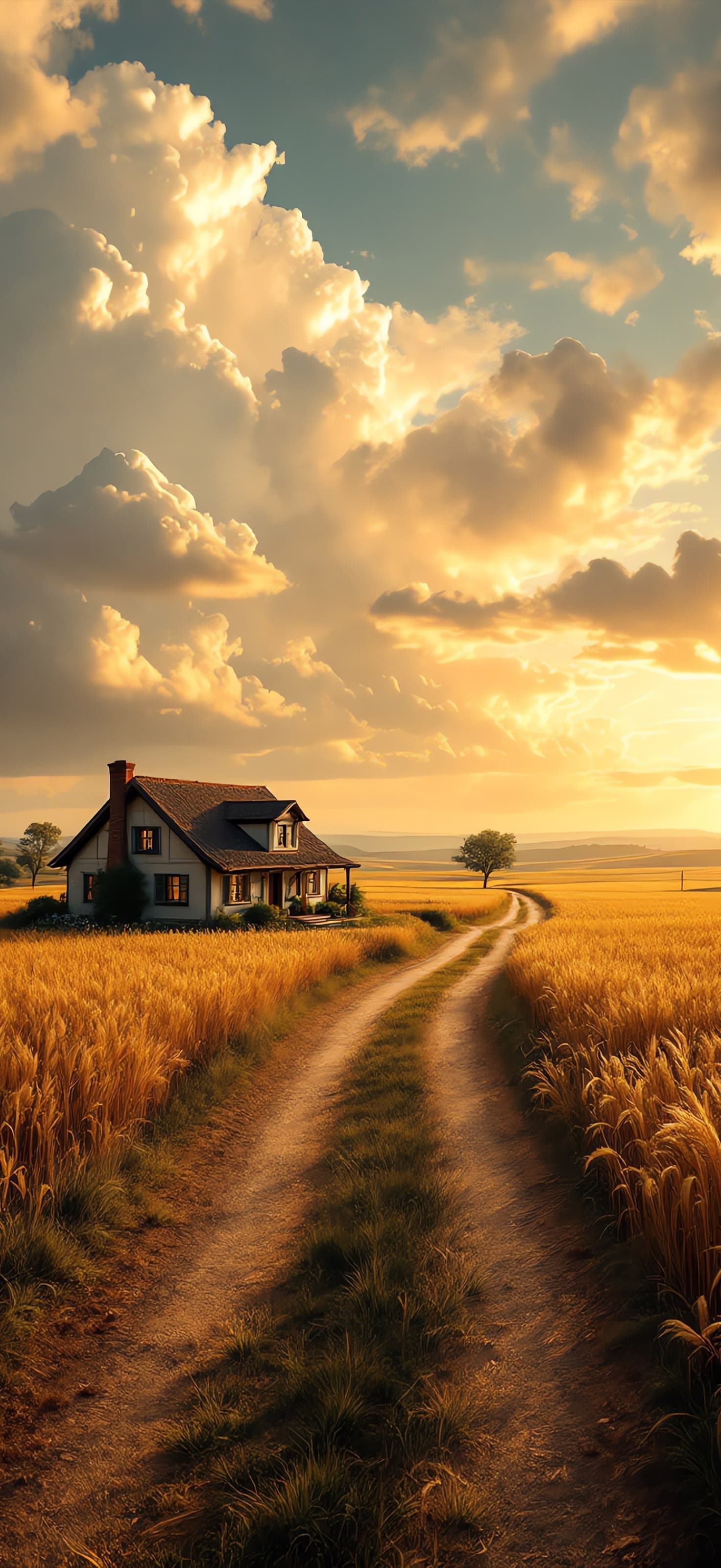 Golden Path Home 3 - Pro phone wallpaper