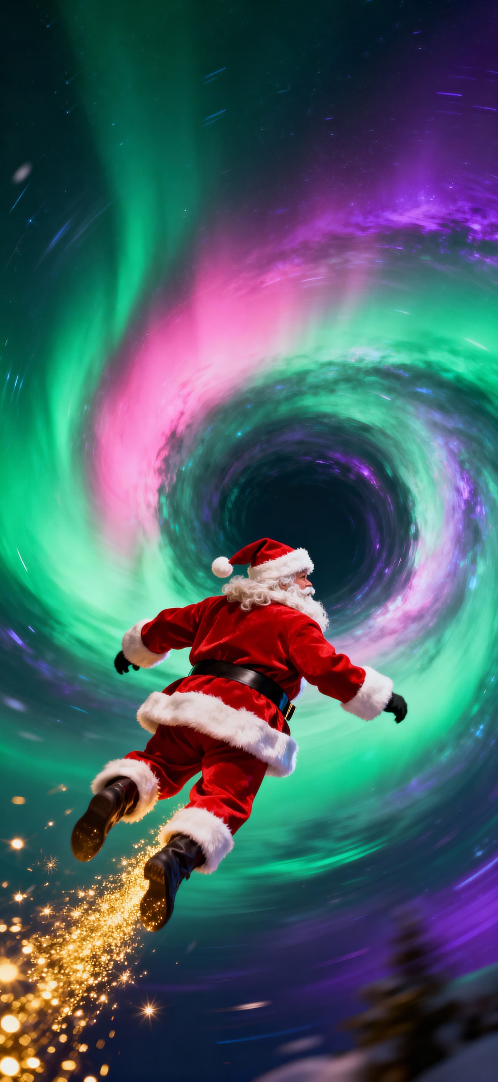 Santa's Journey 4 - free phone wallpaper