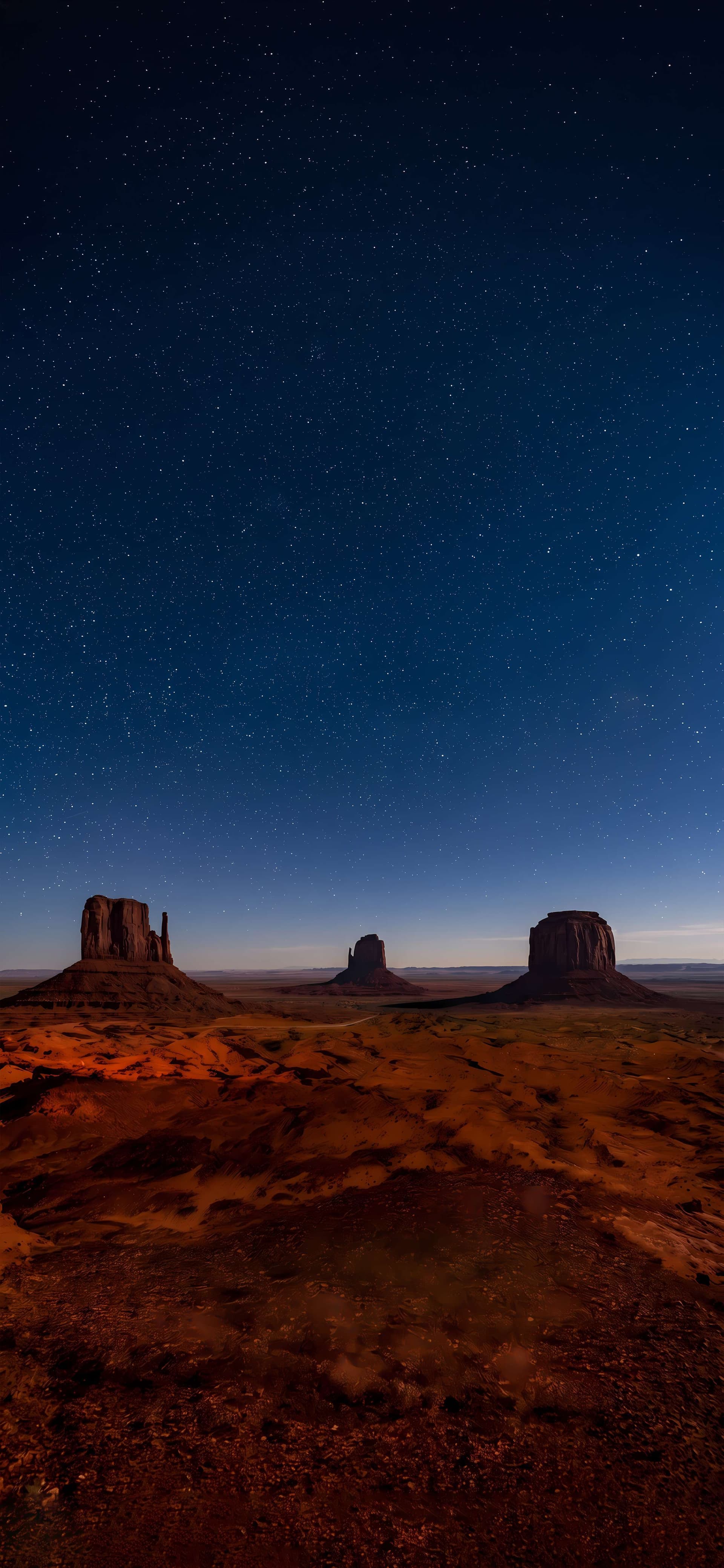 Desert Starry Night - free phone wallpaper