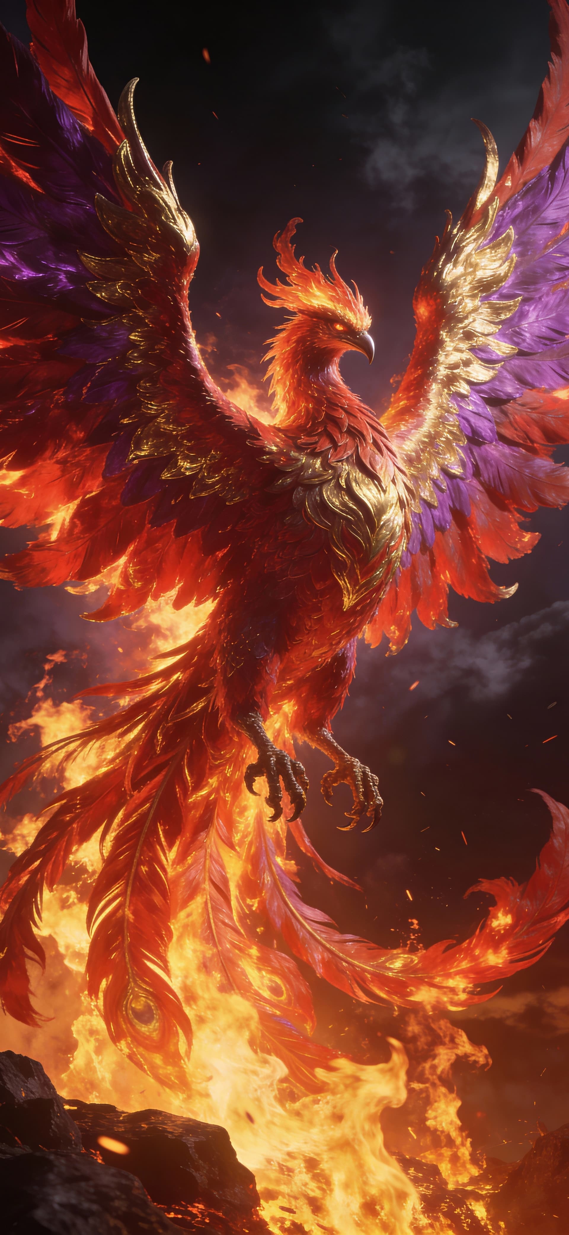 Phoenix Rise 3 - Pro phone wallpaper
