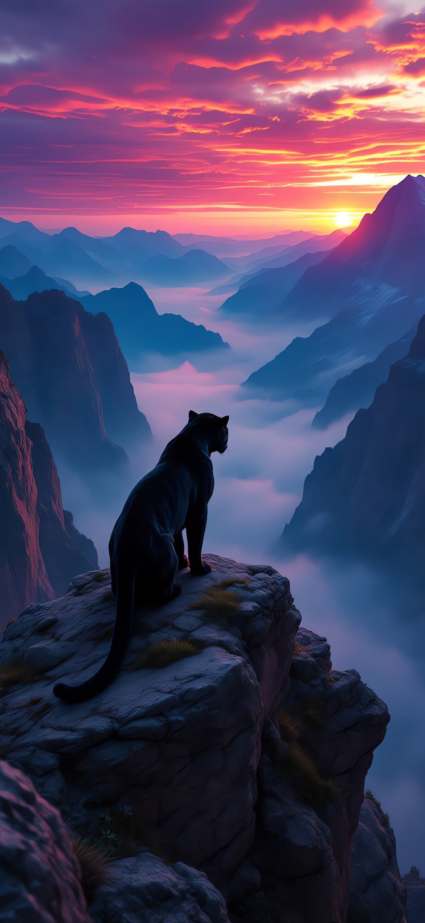 Panther's Dawn 2 - free phone wallpaper